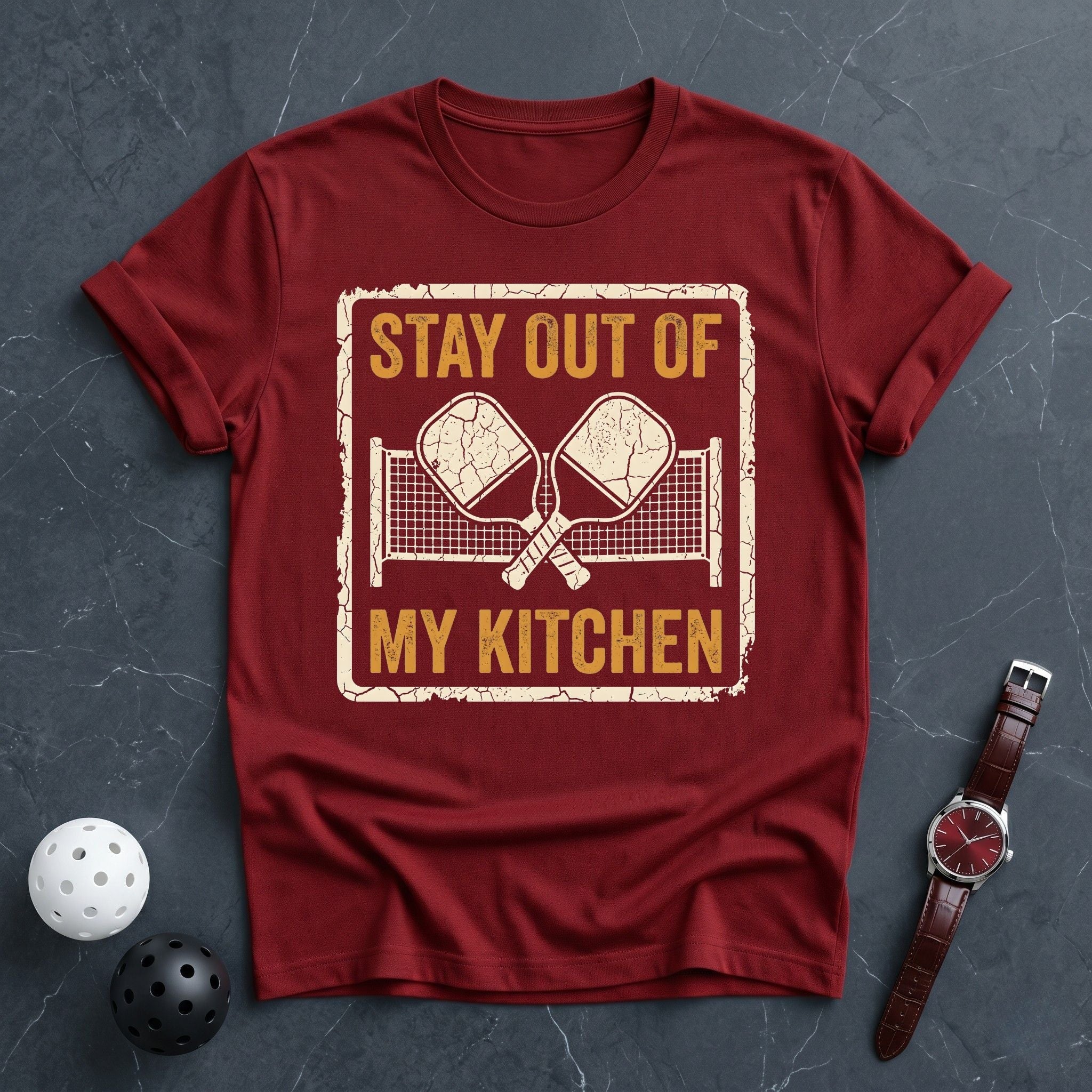 Pickleball Stay Out Of My Kitchen Tee - Dink it Shop