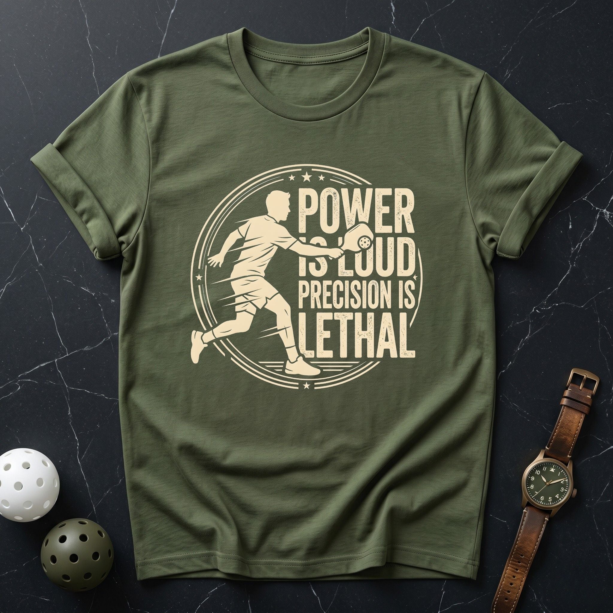 Precision is Lethal Tee - Dink it Shop