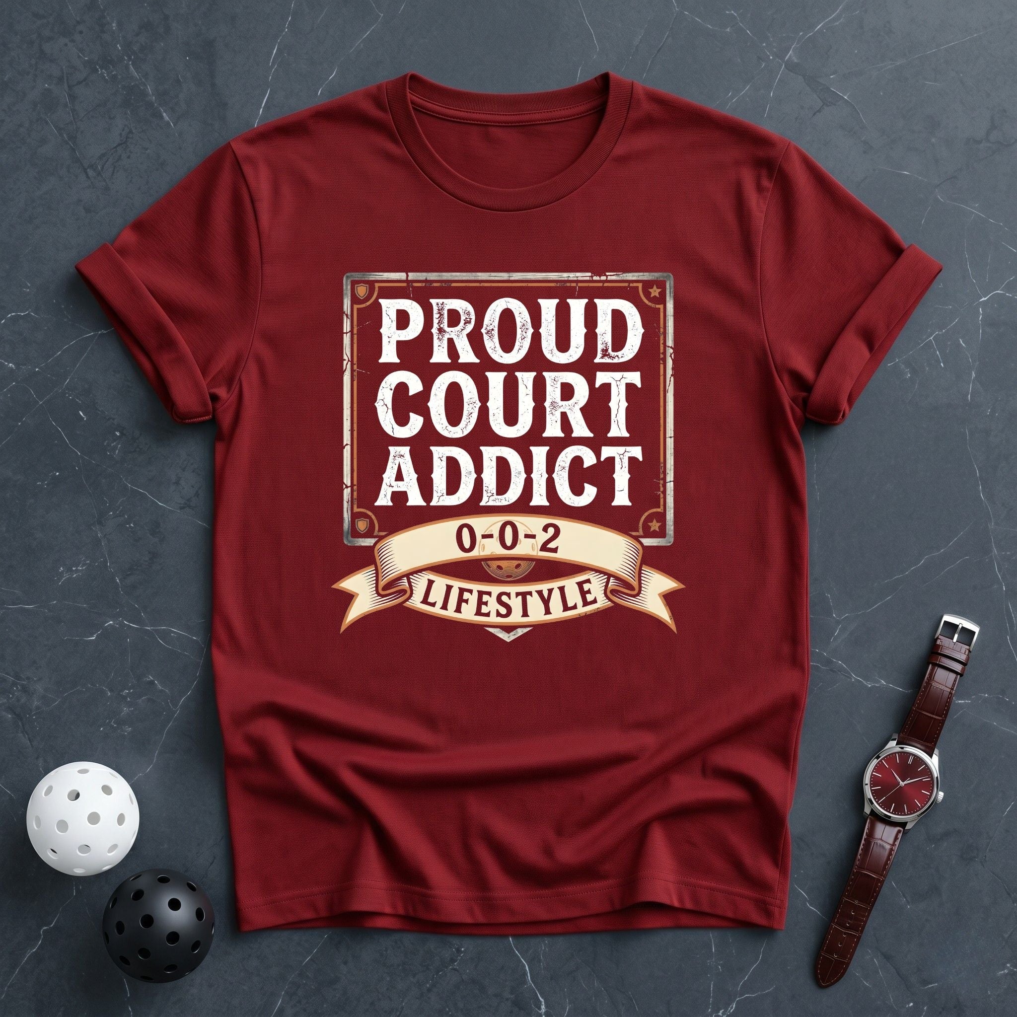 Proud Court Addict Tee - Dink it Shop