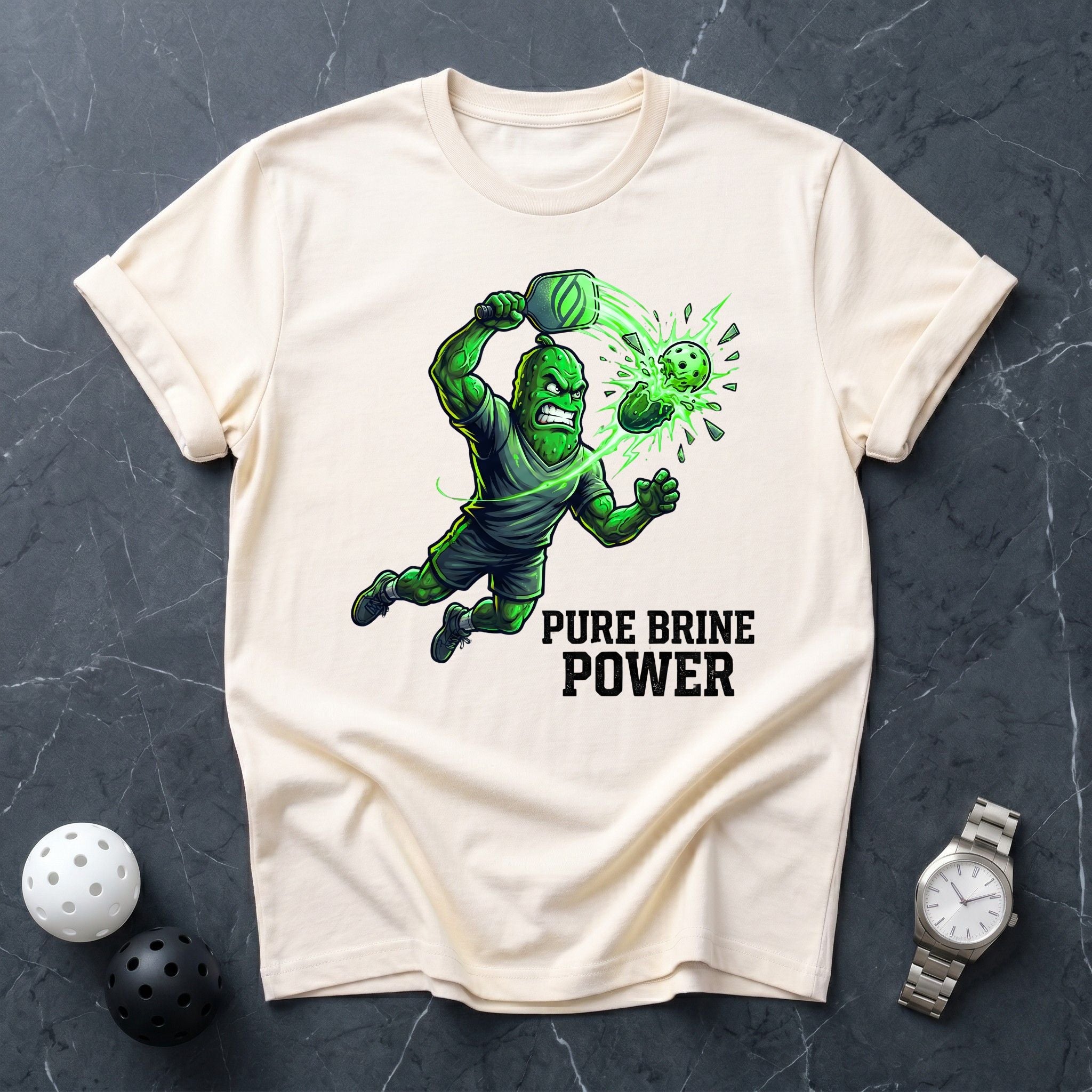 Pure Brine Power Pickle Tee - Dink it Shop