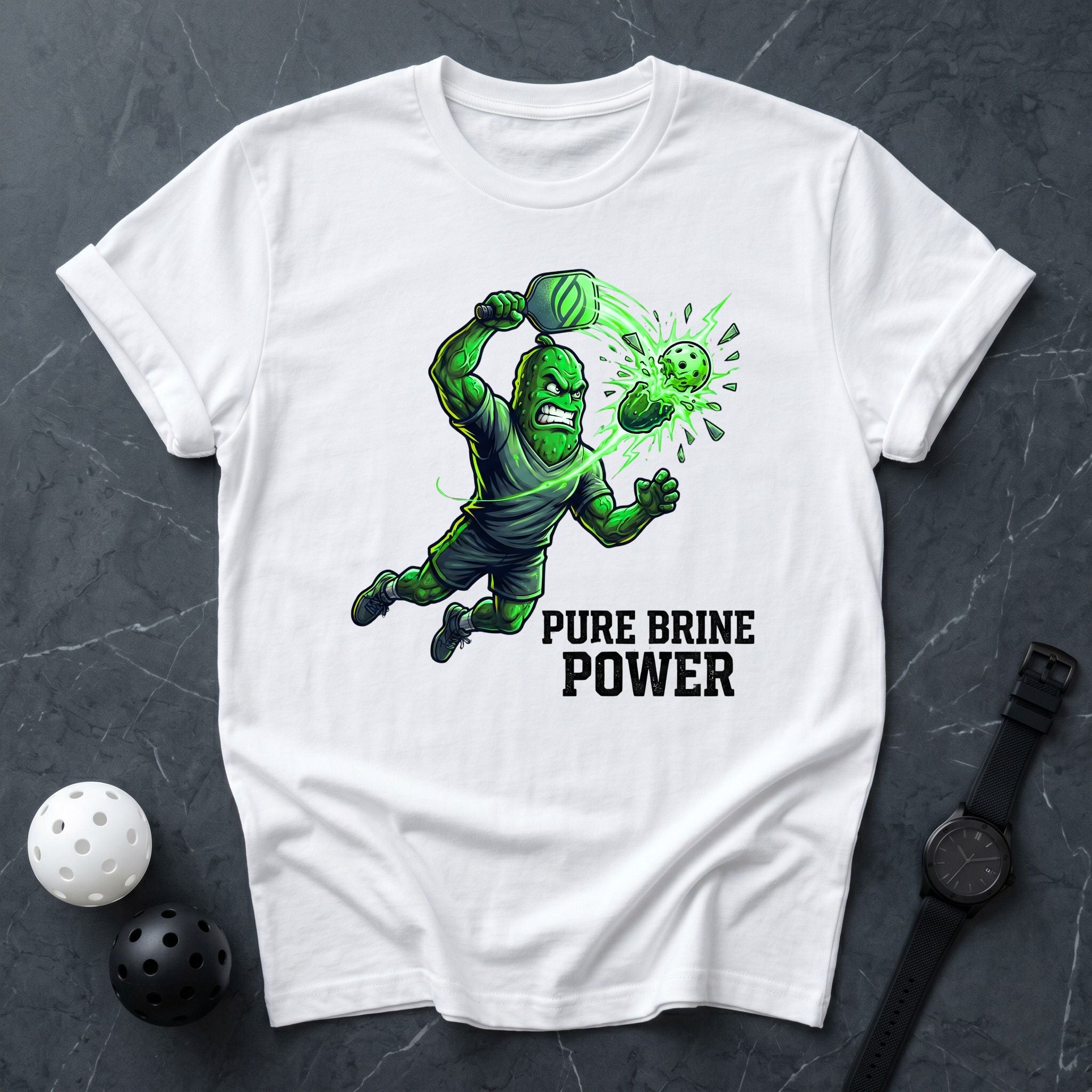 Pure Brine Power Pickle Tee - Dink it Shop