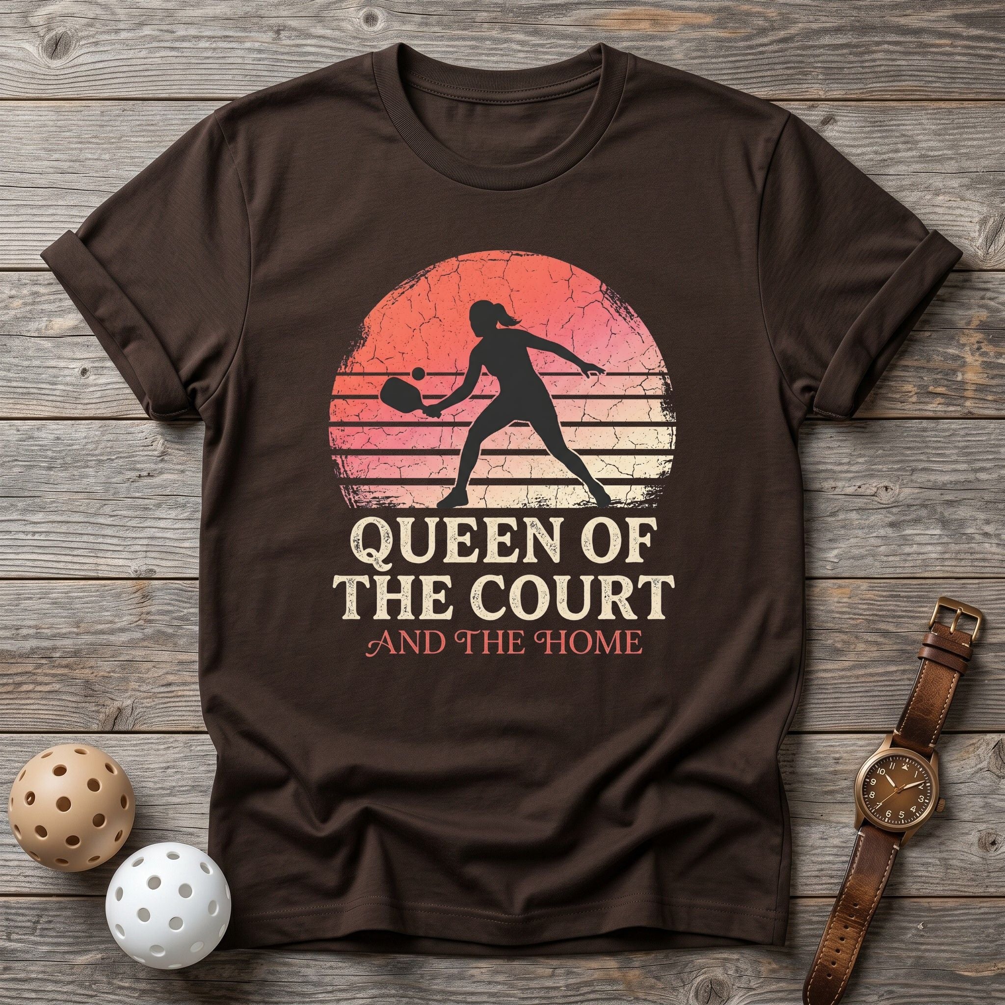 Queen Of The Court and The Home Tee - Dink it Shop