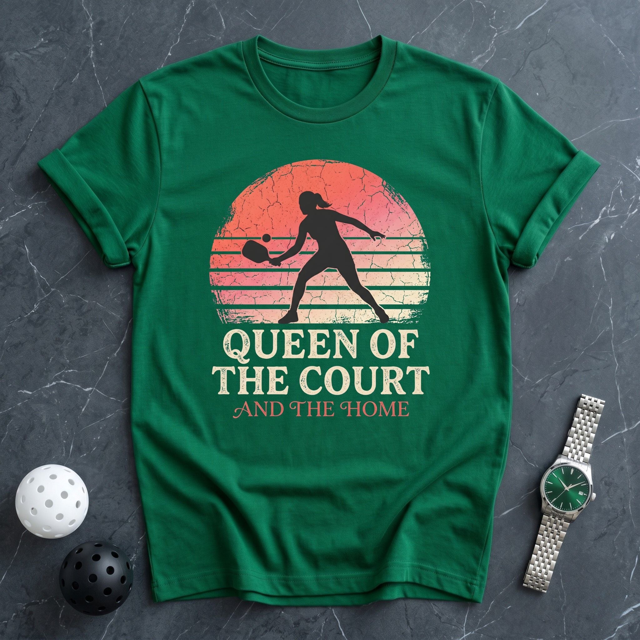 Queen Of The Court and The Home Tee - Dink it Shop
