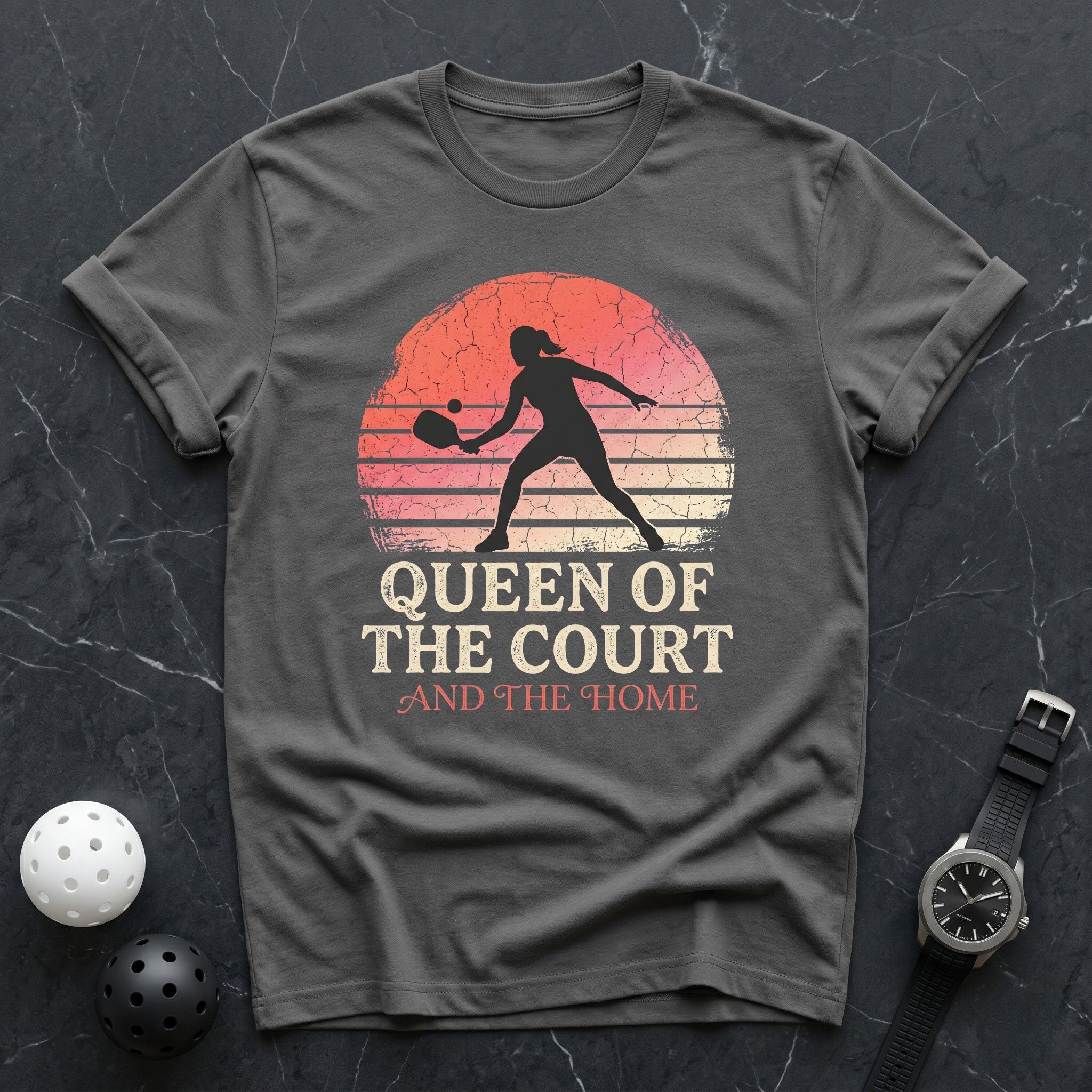 Queen Of The Court and The Home Tee - Dink it Shop