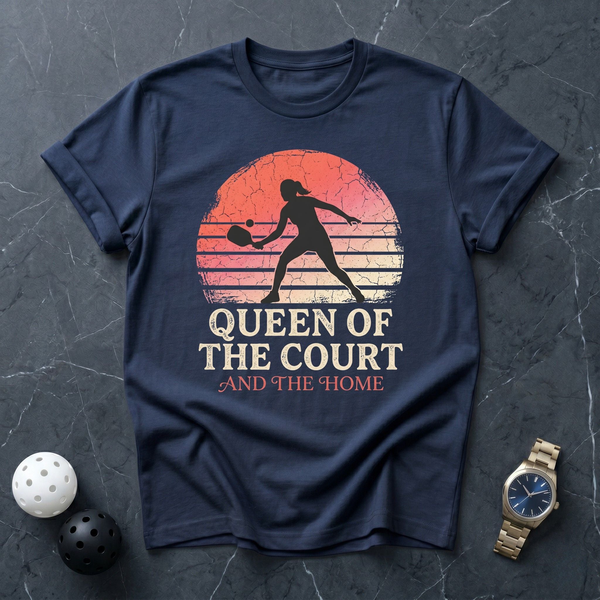 Queen Of The Court and The Home Tee - Dink it Shop