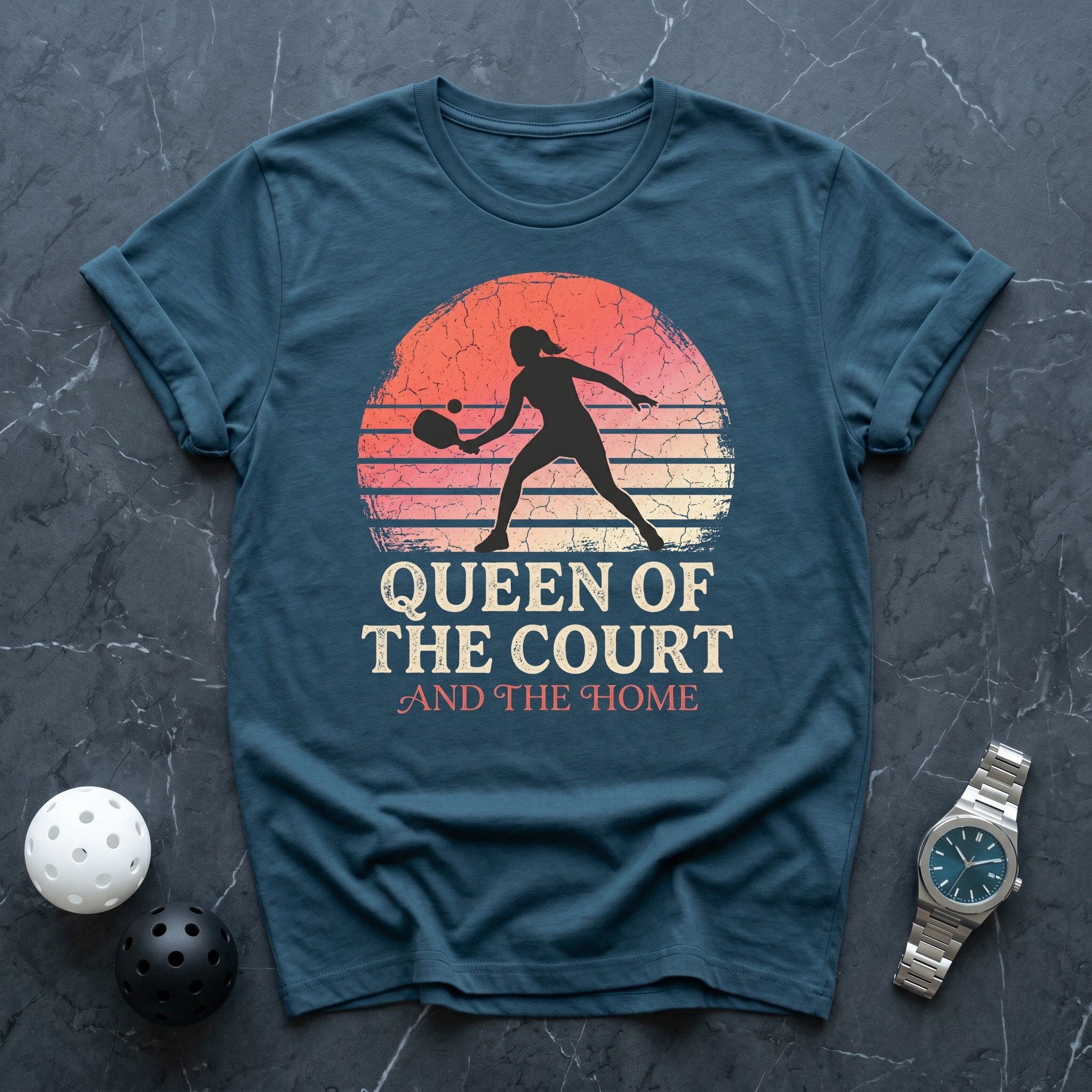 Queen Of The Court and The Home Tee - Dink it Shop