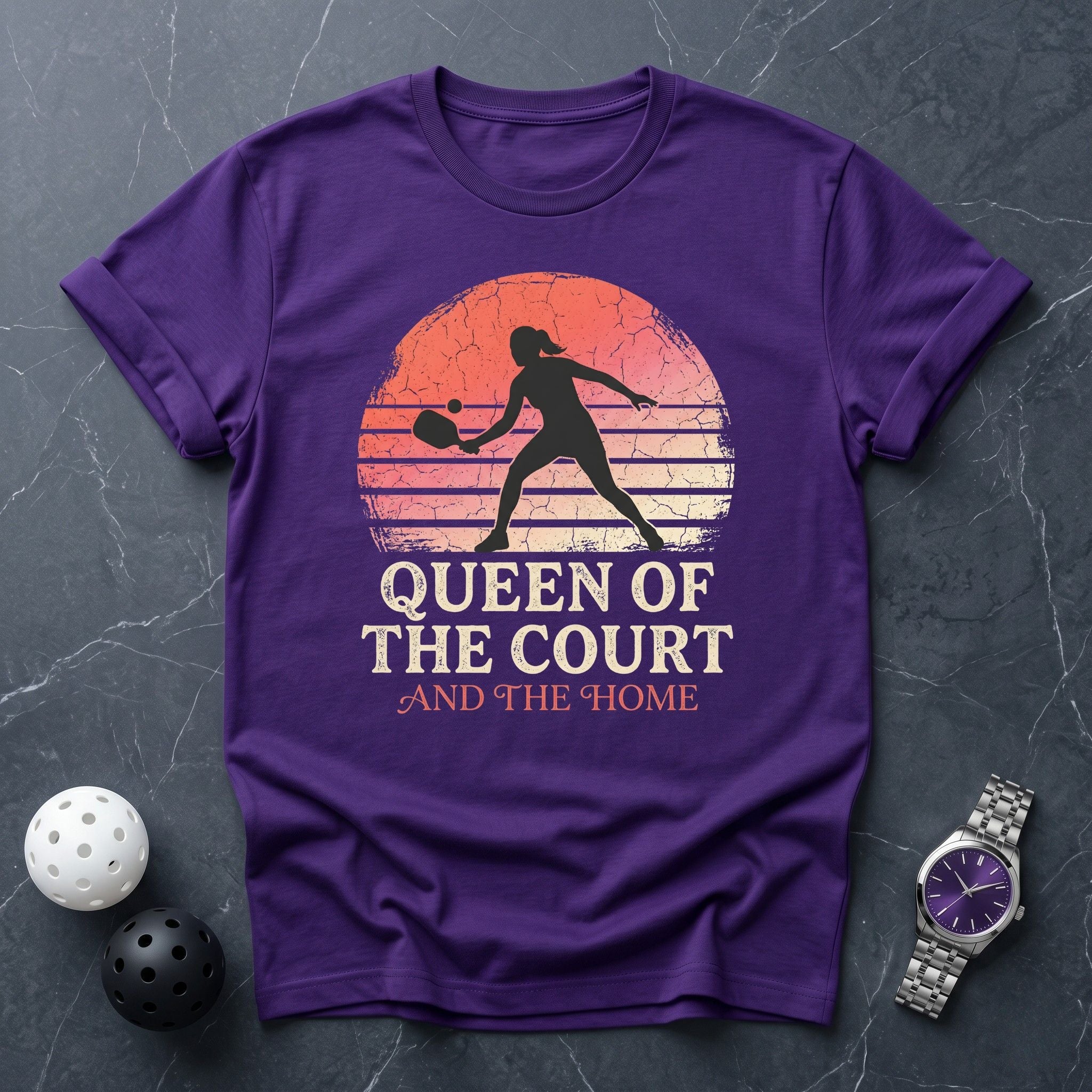 Queen Of The Court and The Home Tee - Dink it Shop