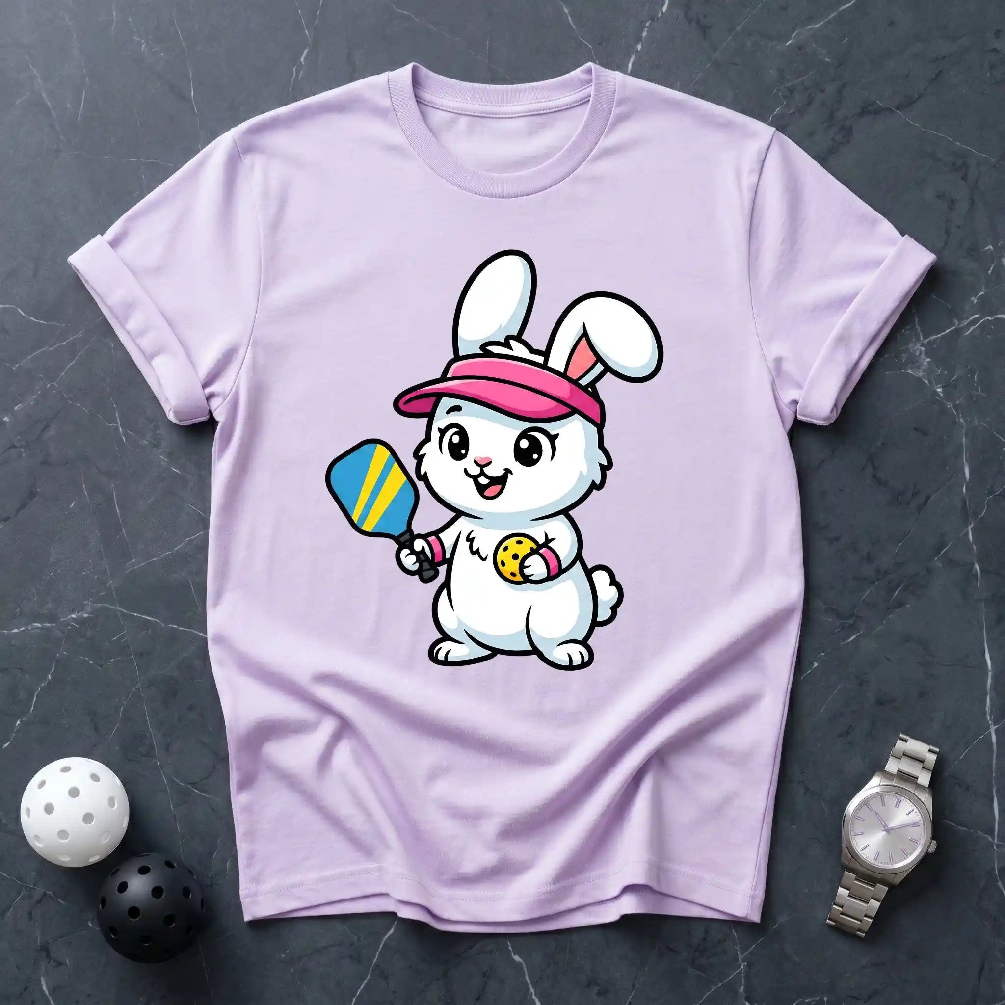 Rabbit Mascot Premium Pickleball Tee - Dink it Shop