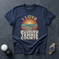 Ruining Tennis Courts Tee - Dink it Shop