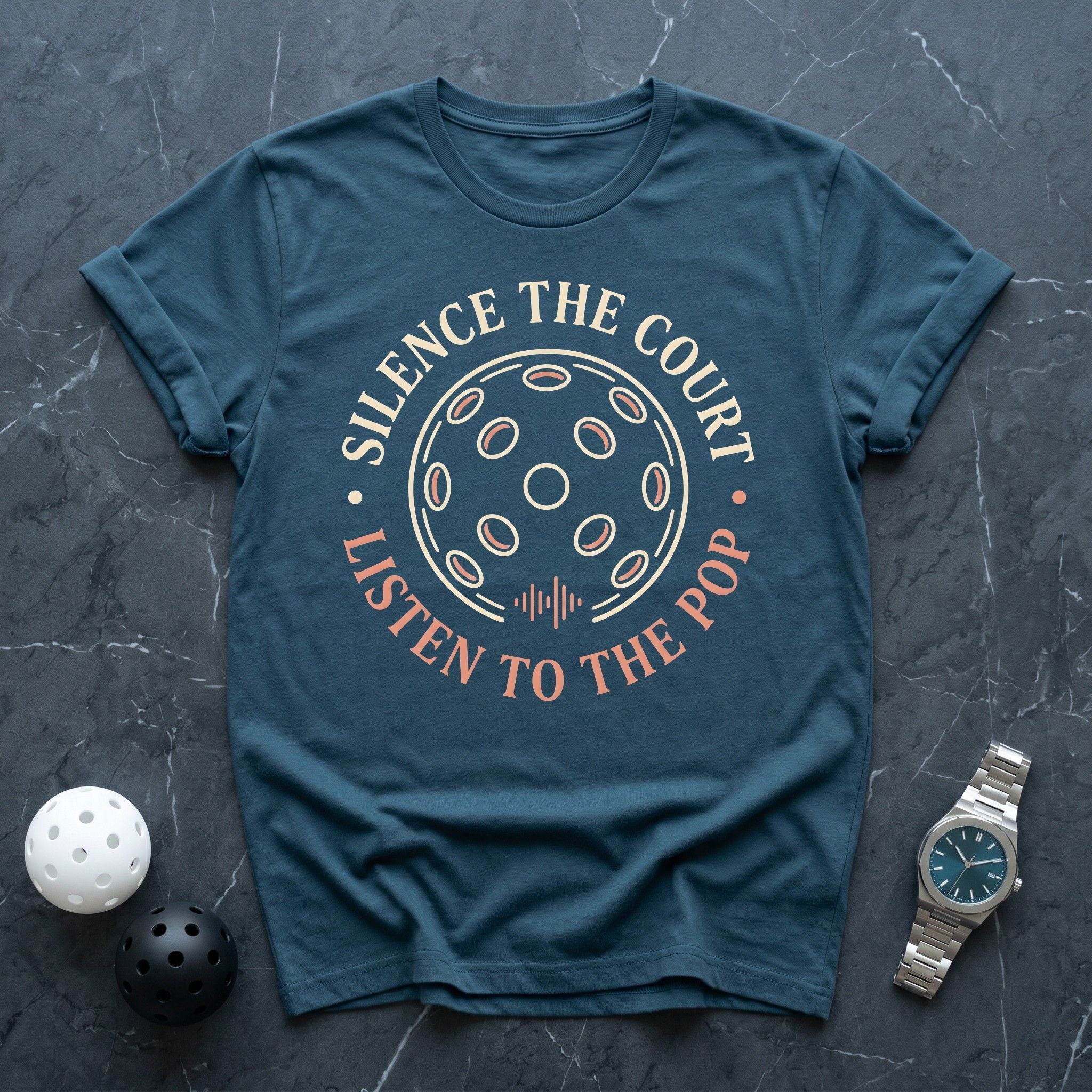 Silence then Listen to The POP Tee - Dink it Shop