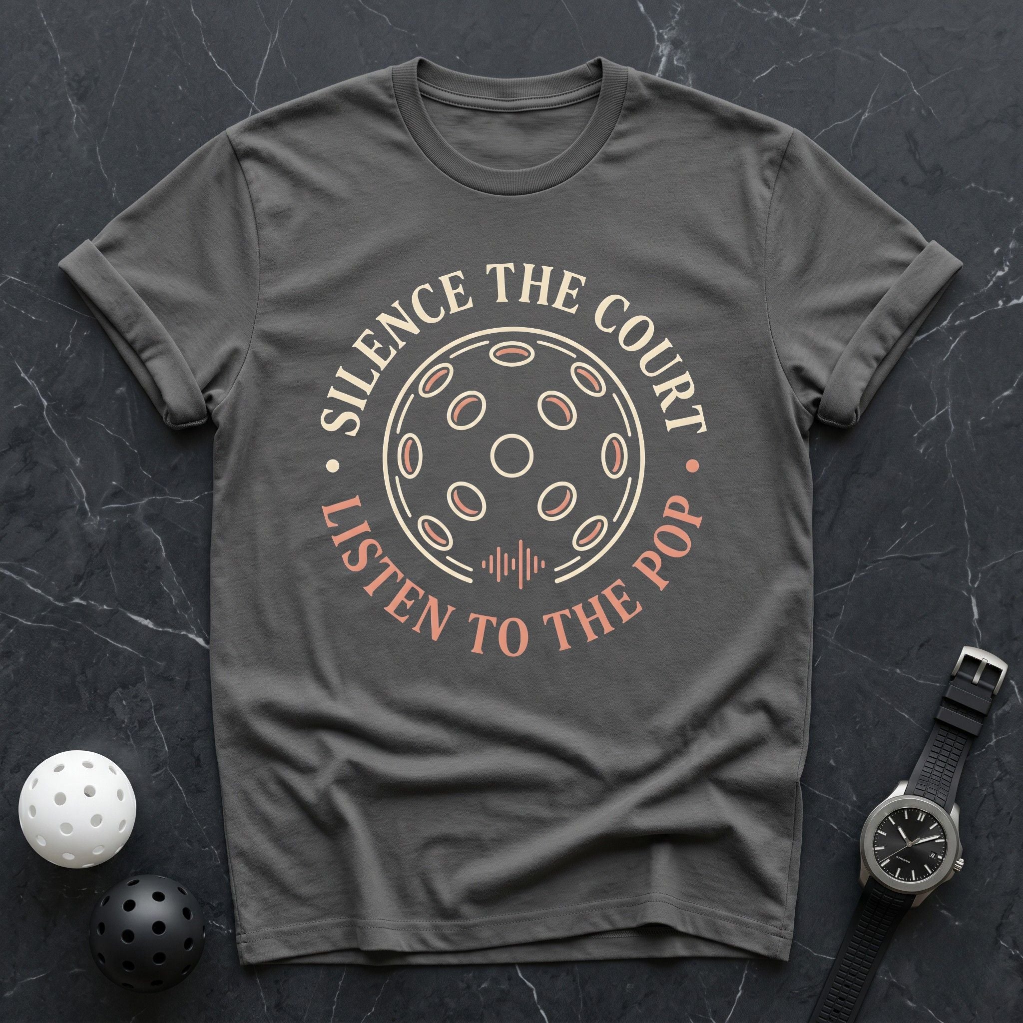 Silence then Listen to The POP Tee - Dink it Shop