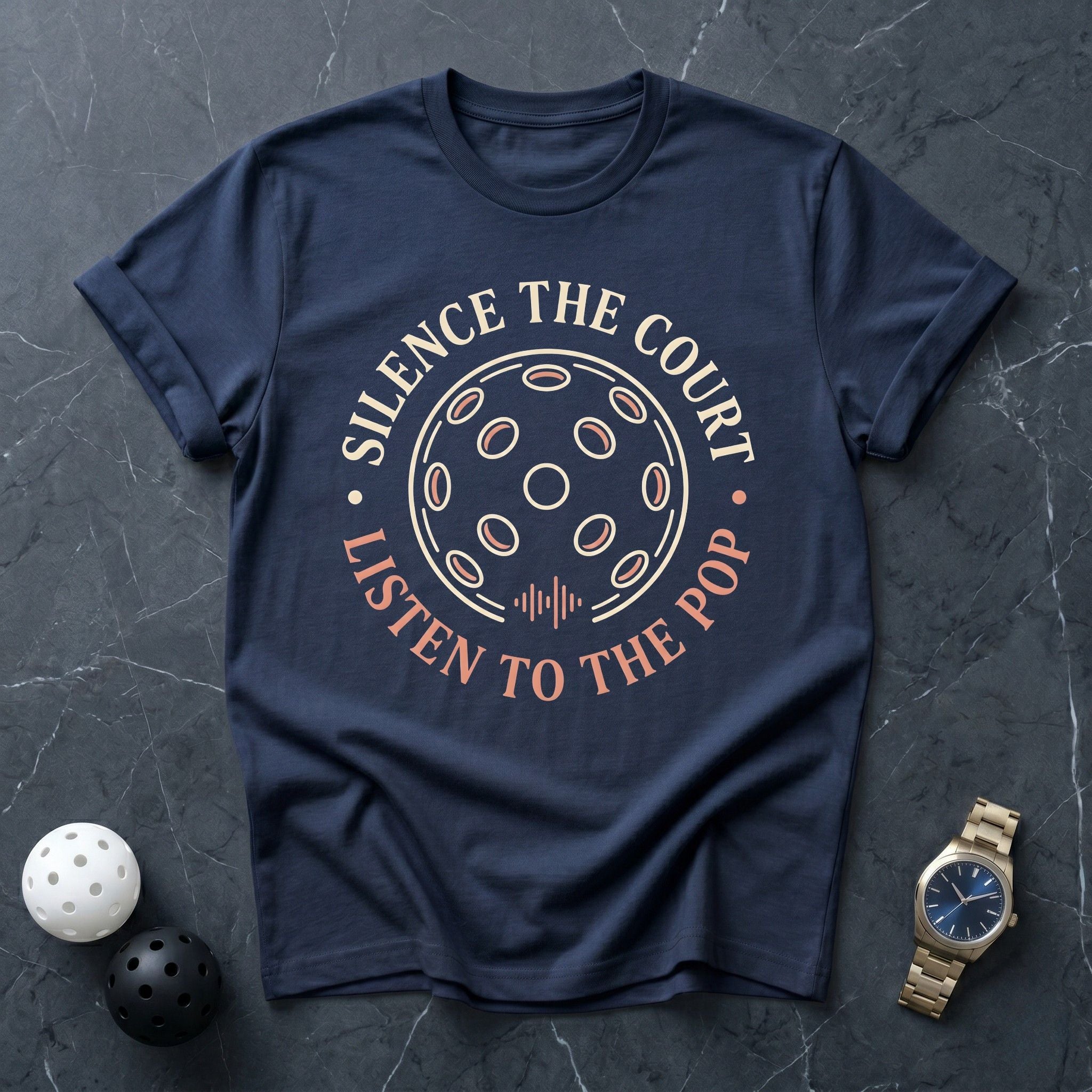 Silence then Listen to The POP Tee - Dink it Shop