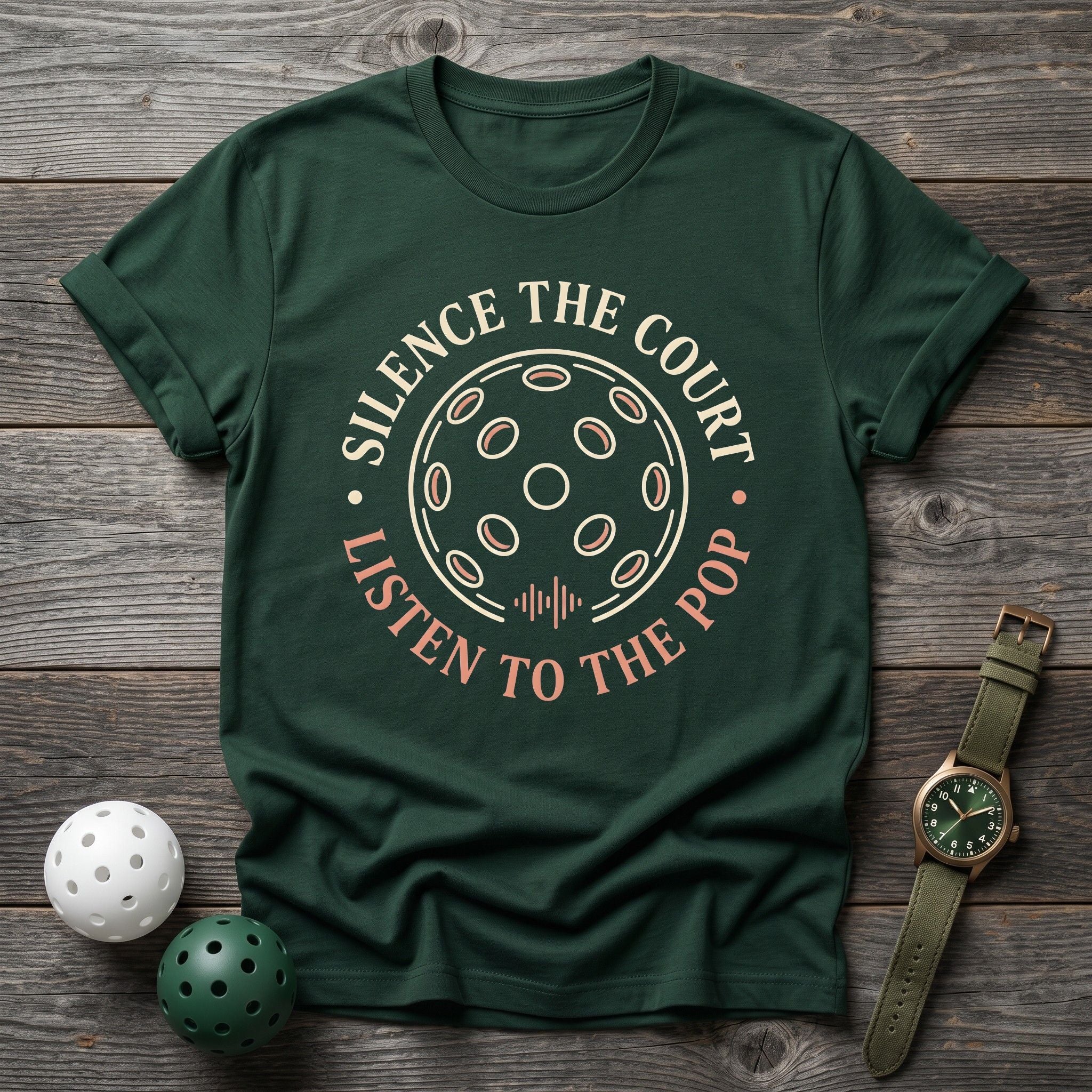Silence then Listen to The POP Tee - Dink it Shop