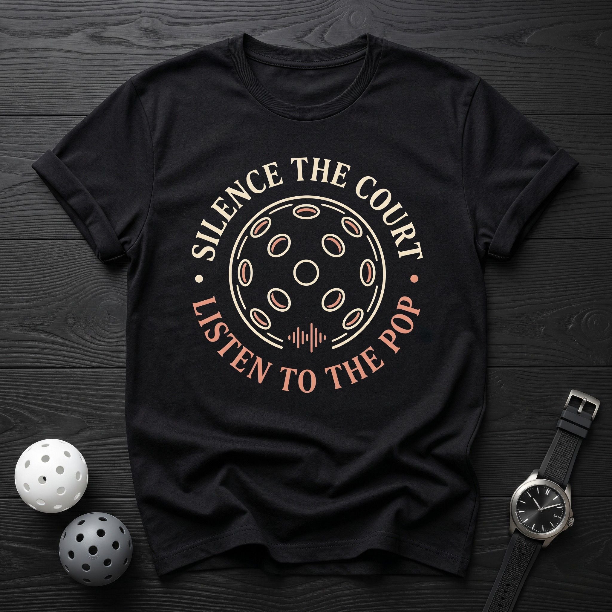 Silence then Listen to The POP Tee - Dink it Shop
