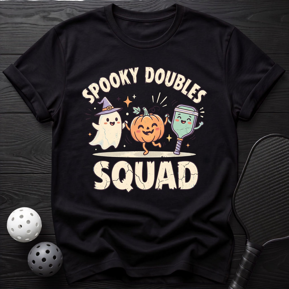 Spooky Doubles Squad Tee - Dink it Shop