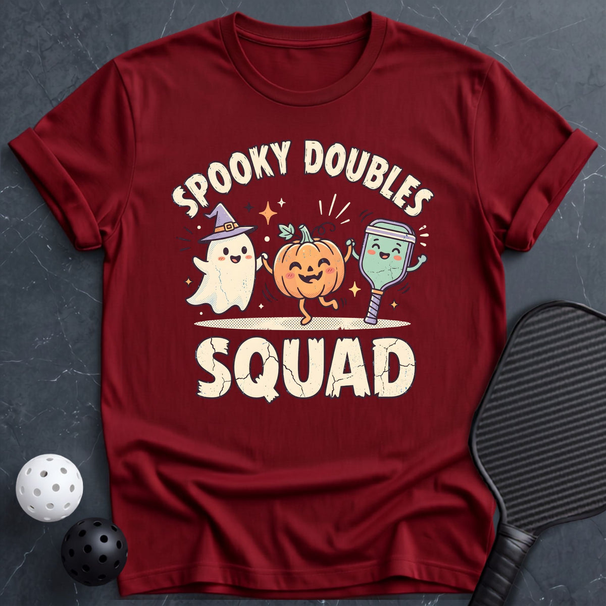 Spooky Doubles Squad Tee - Dink it Shop