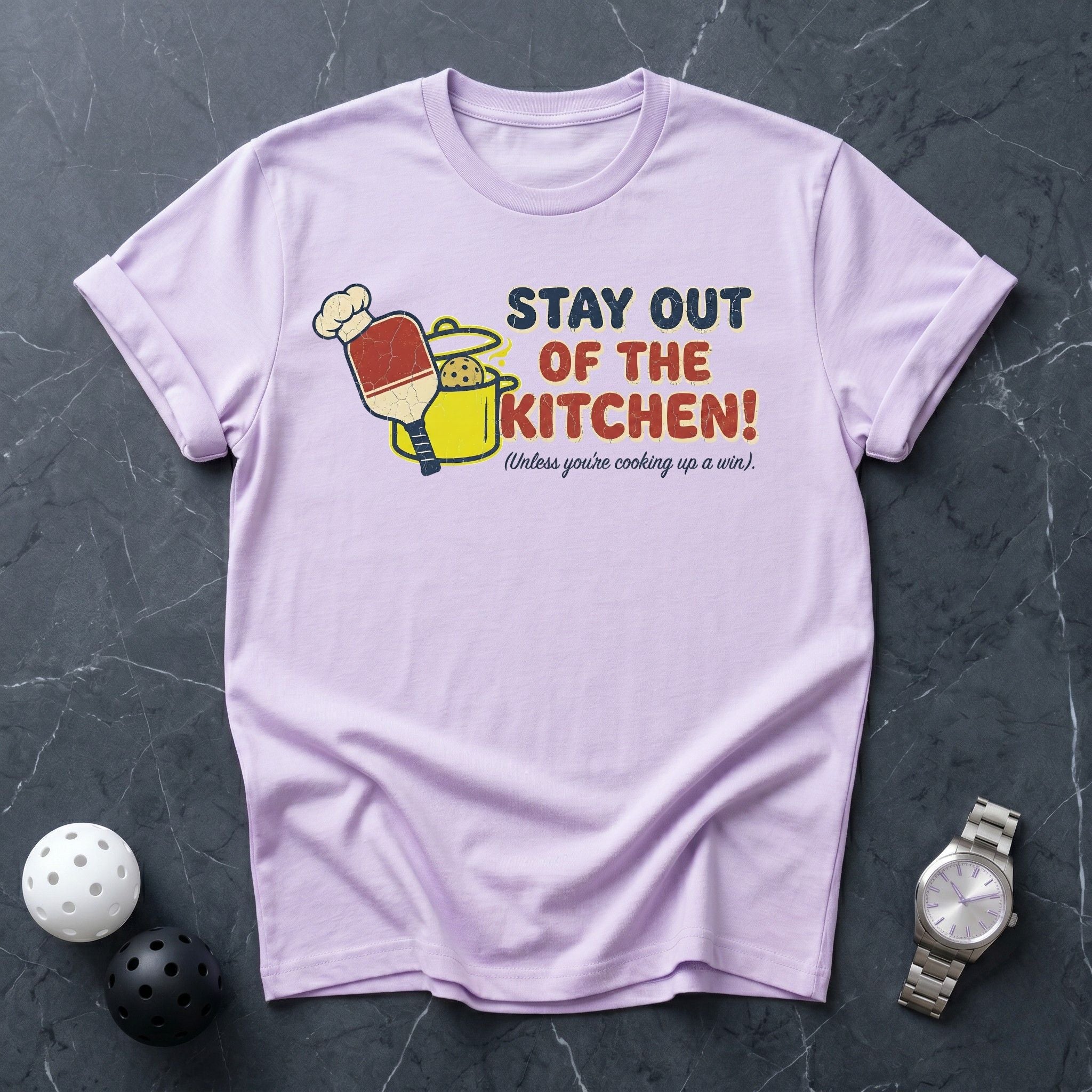 Stay Out Of The Kitchen Chef Tee - Dink it Shop