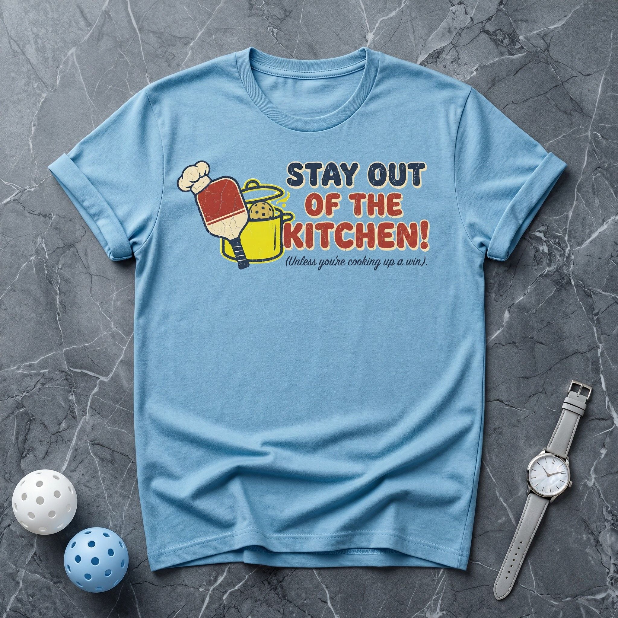 Stay Out Of The Kitchen Chef Tee - Dink it Shop