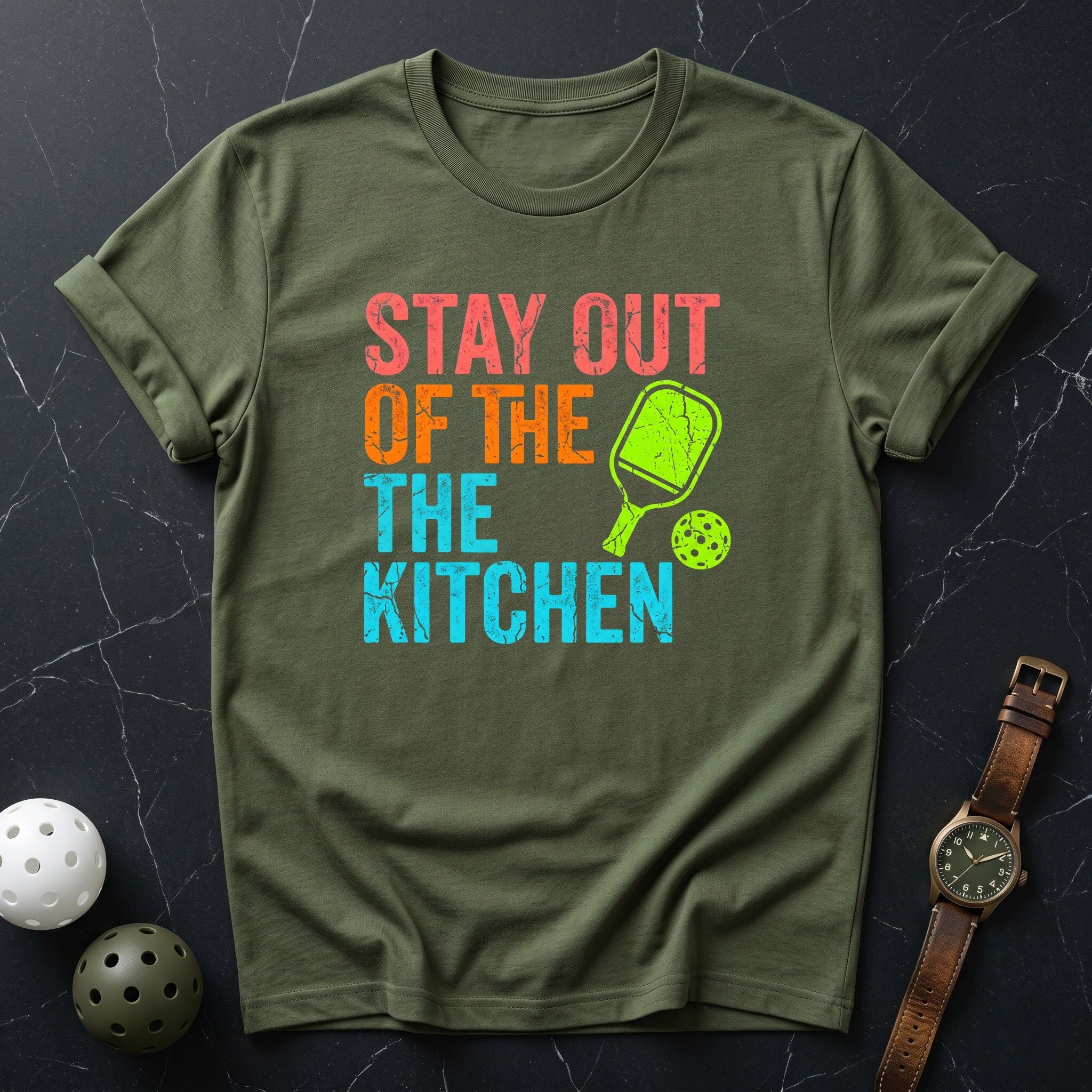 Stay Out Of The Kitchen+ Tee - Dink it Shop