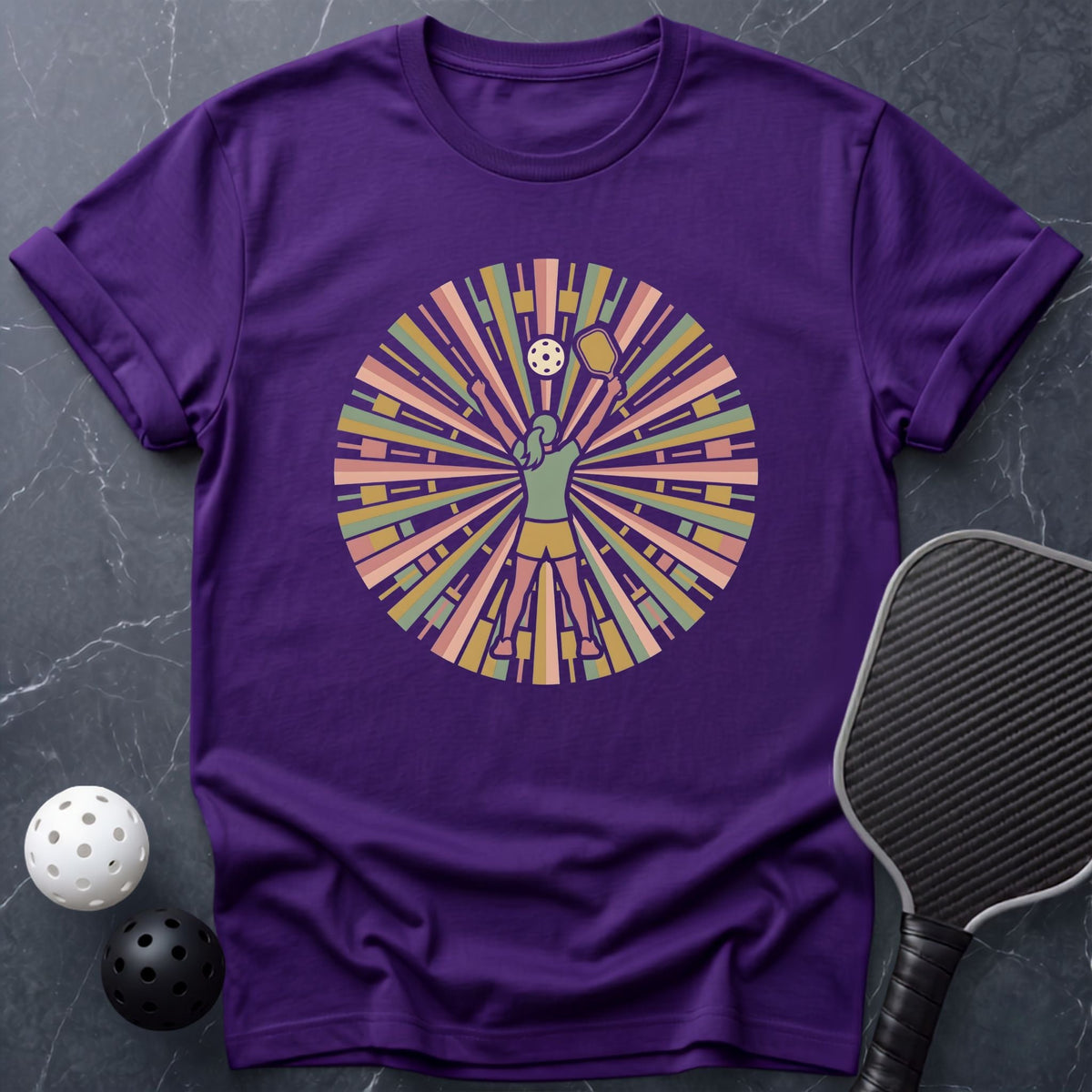 Sunburst Pickleball Champion Tee - Dink it Shop