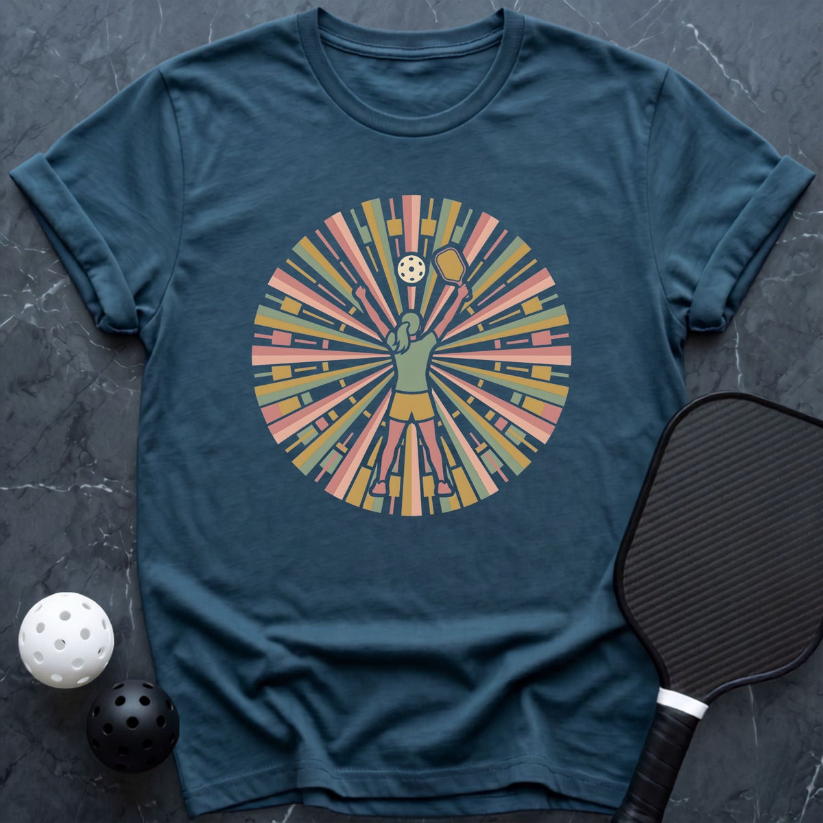 Sunburst Pickleball Champion Tee - Dink it Shop
