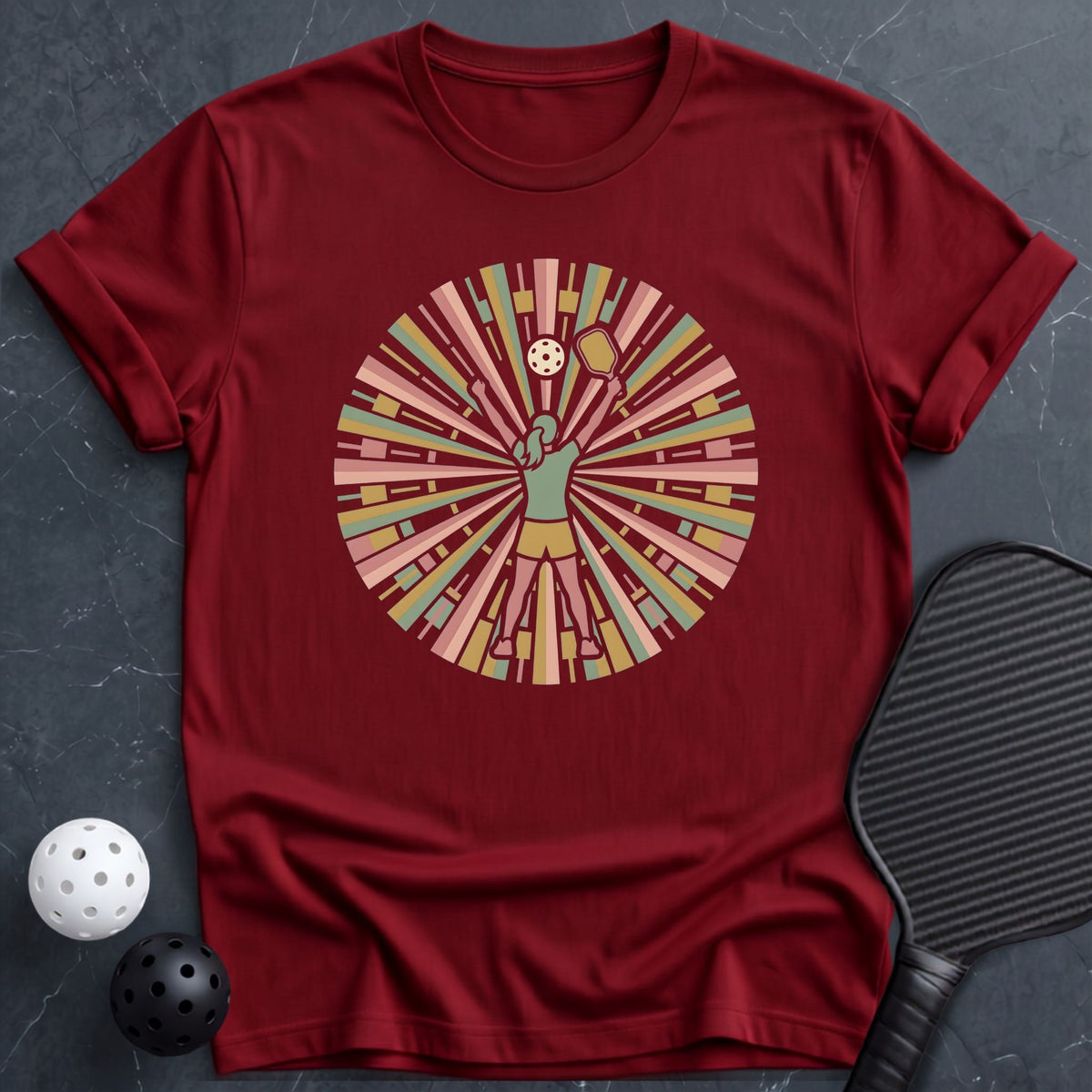 Sunburst Pickleball Champion Tee - Dink it Shop