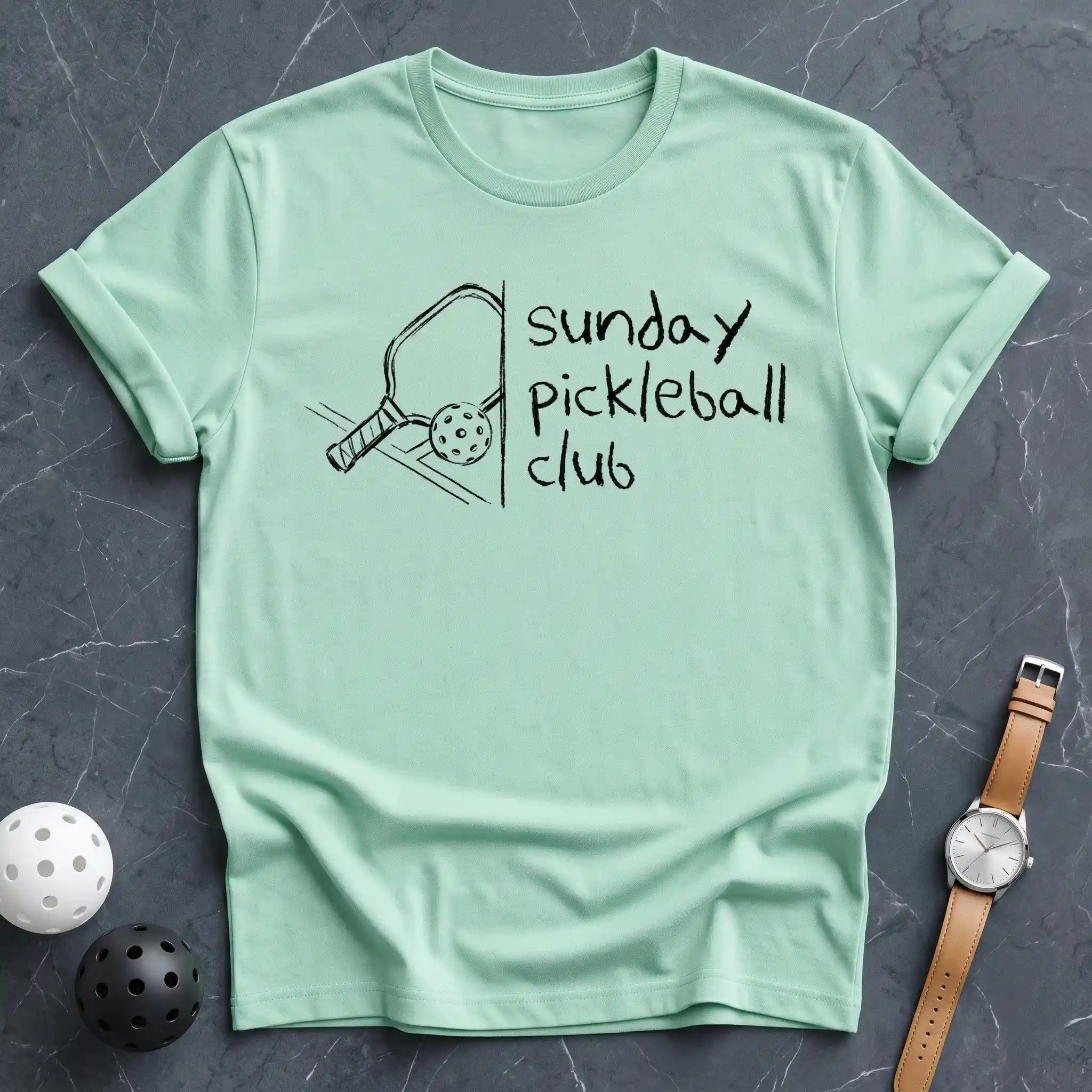 Sunday Pickleball Club Tee - Dink it Shop