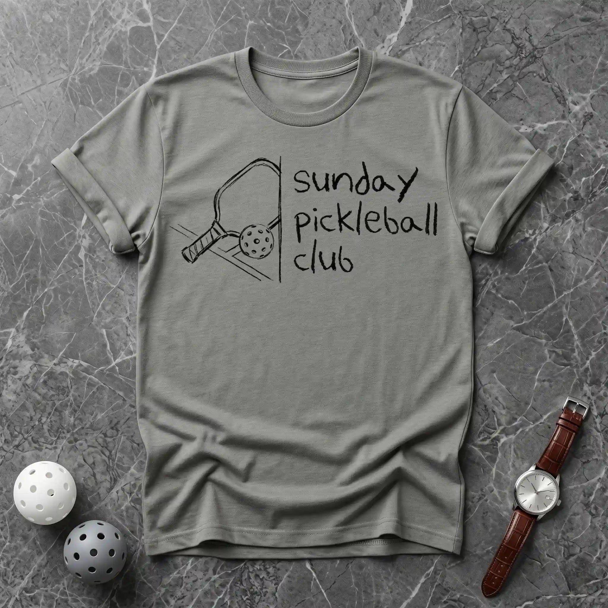Sunday Pickleball Club Tee - Dink it Shop