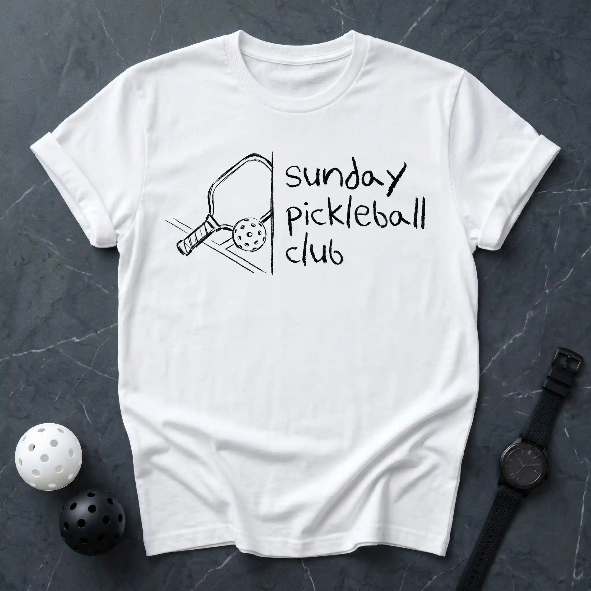 Sunday Pickleball Club Tee - Dink it Shop