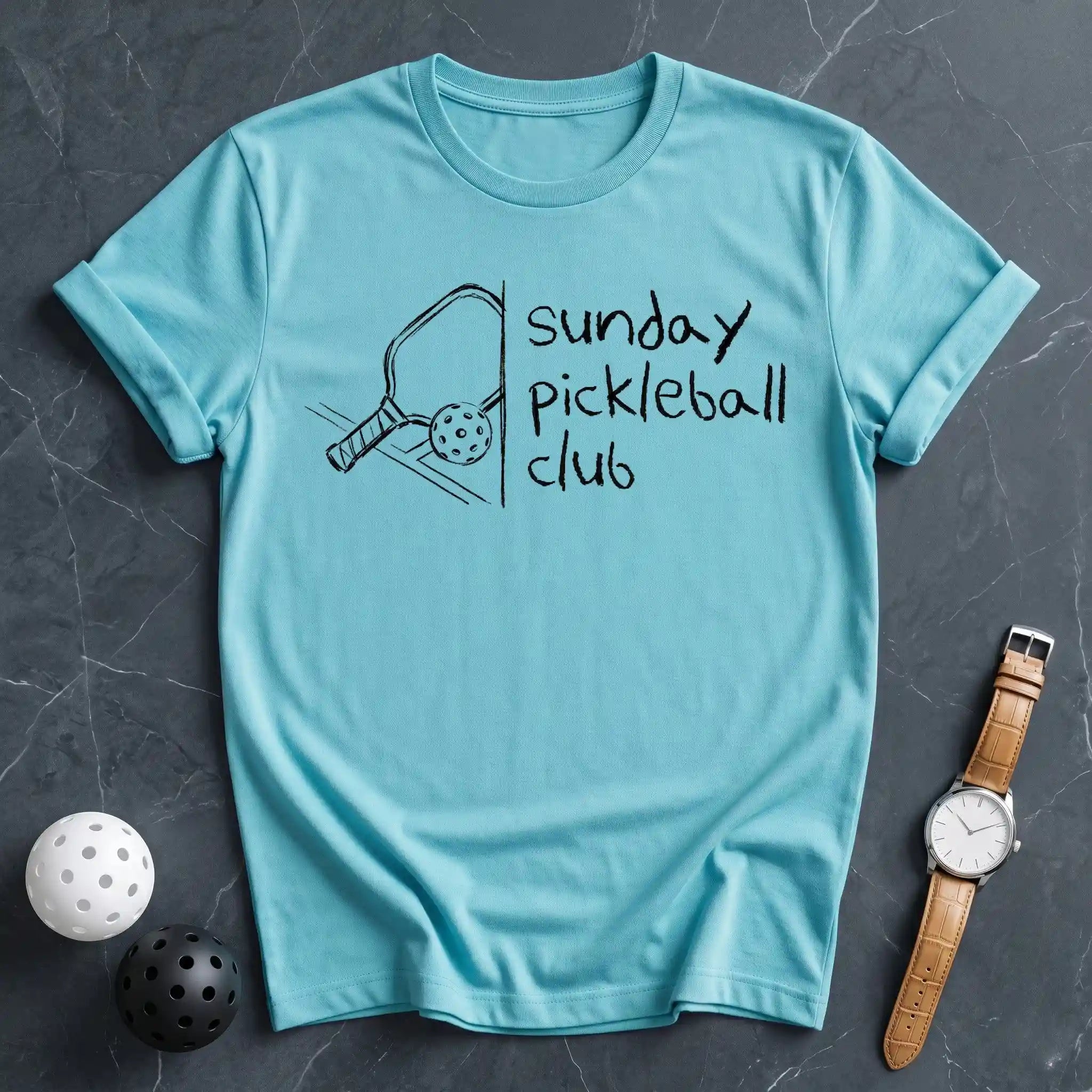 Sunday Pickleball Club Tee - Dink it Shop