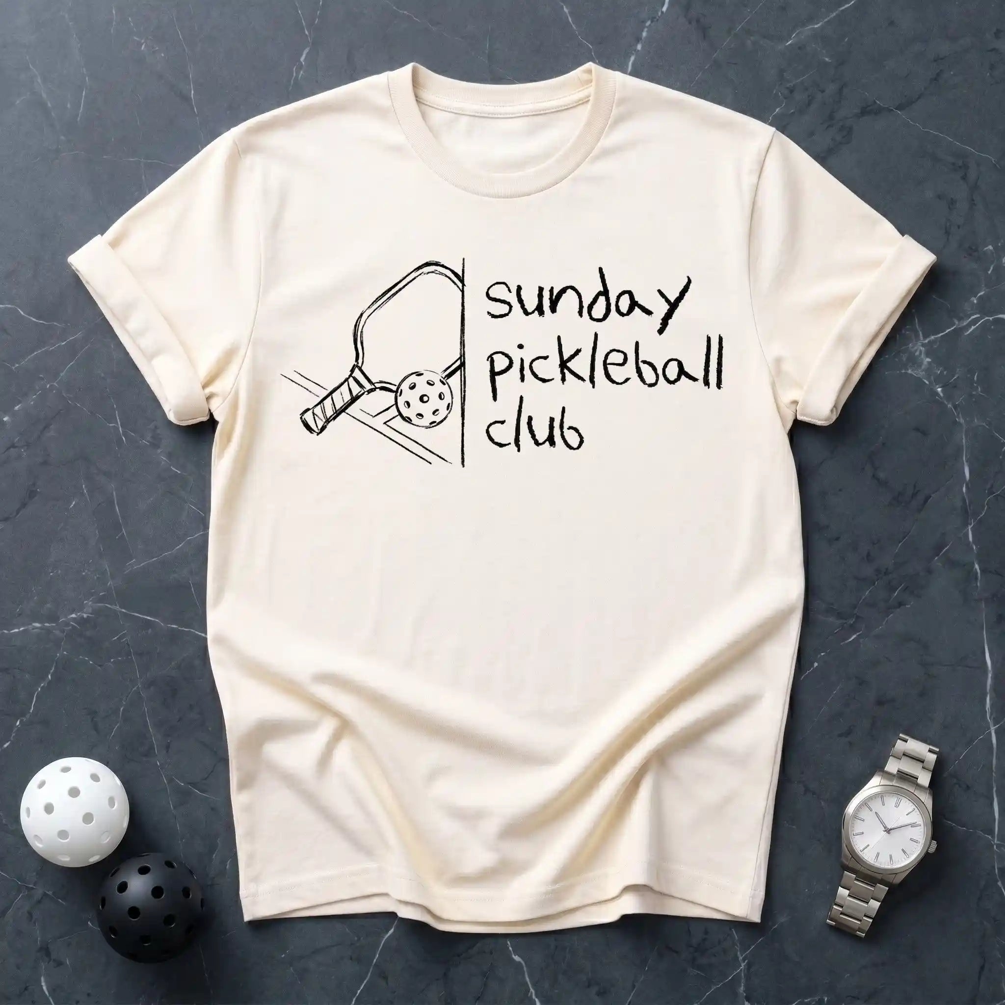 Sunday Pickleball Club Tee - Dink it Shop