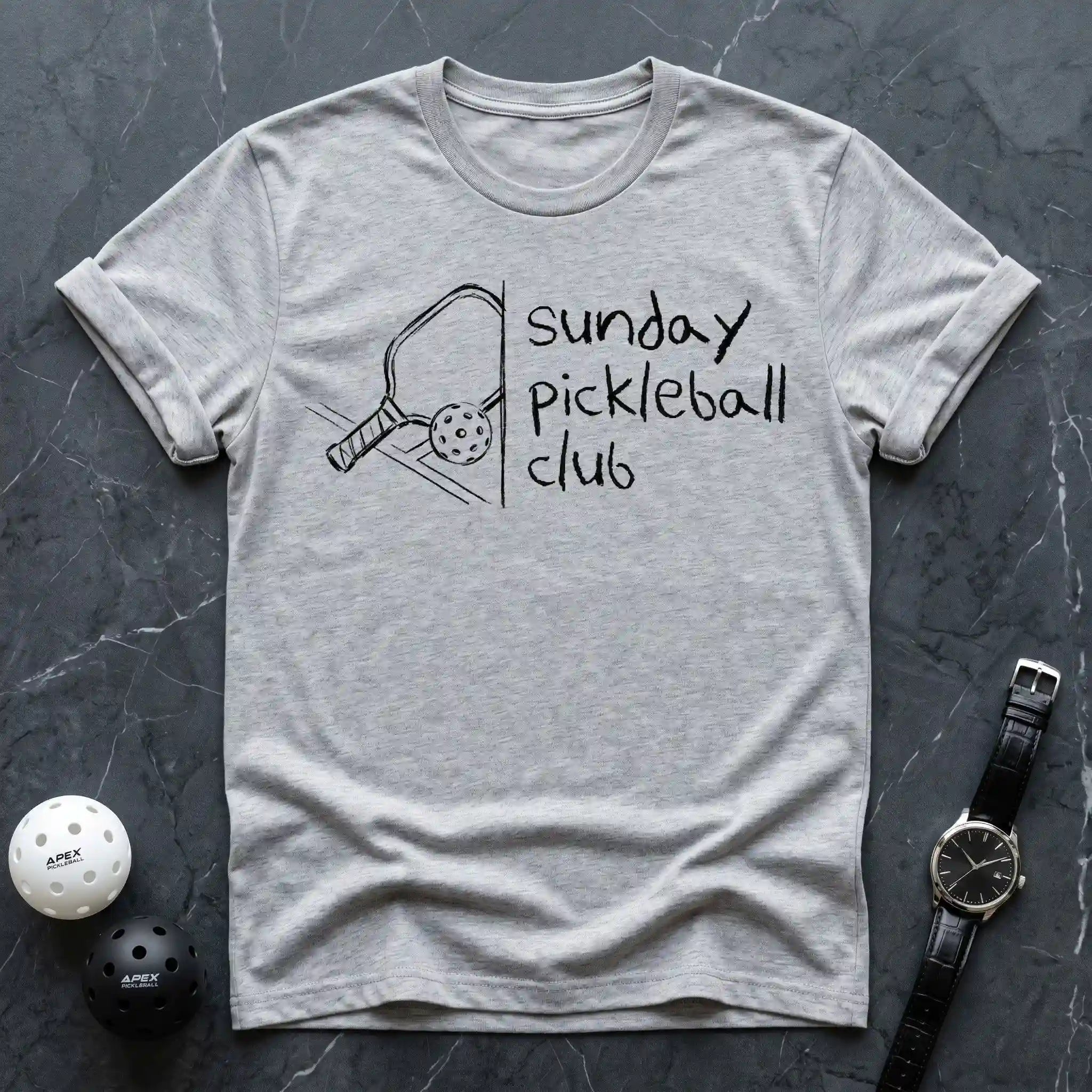 Sunday Pickleball Club Tee - Dink it Shop