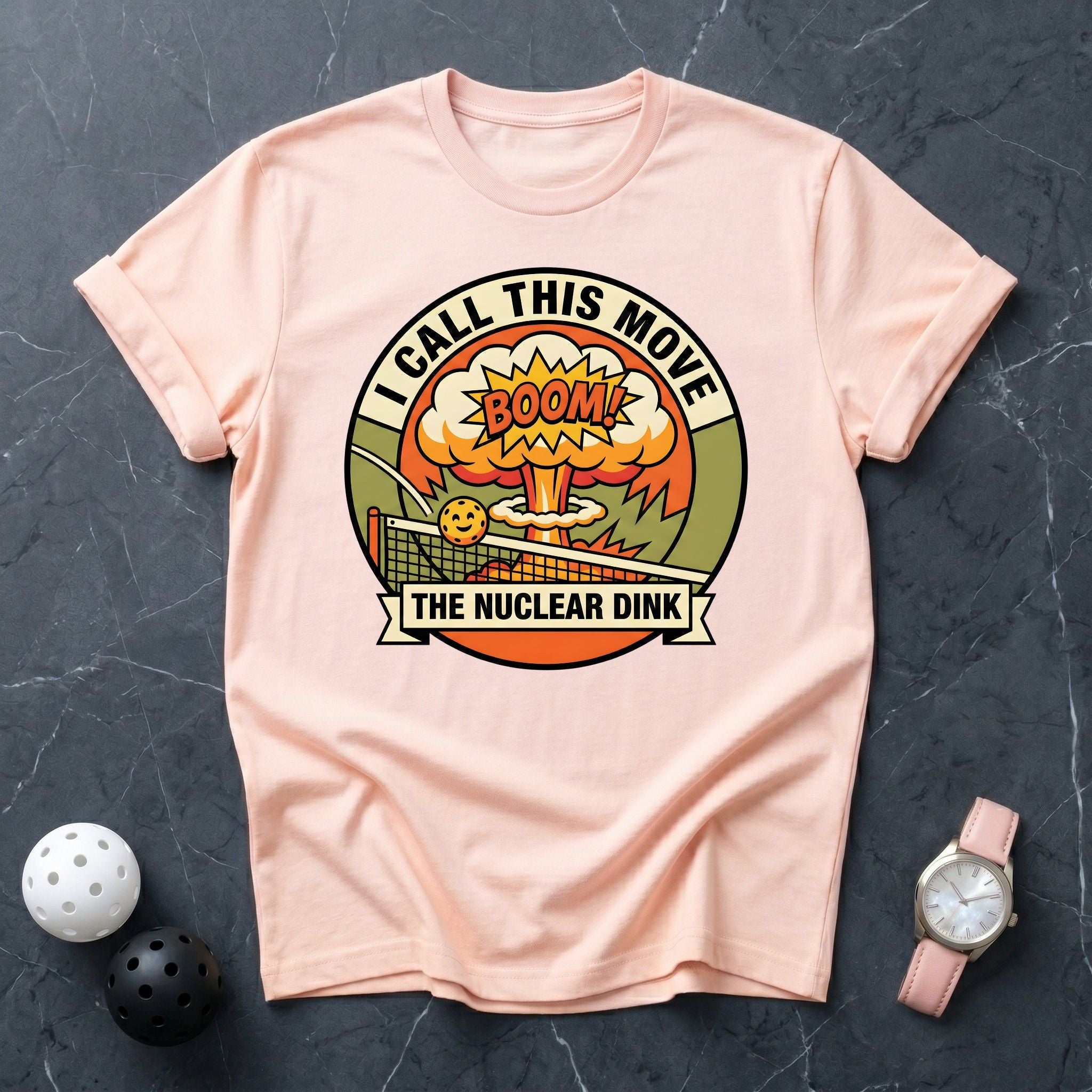 The Atomic Dink Retro Tee - Dink it Shop