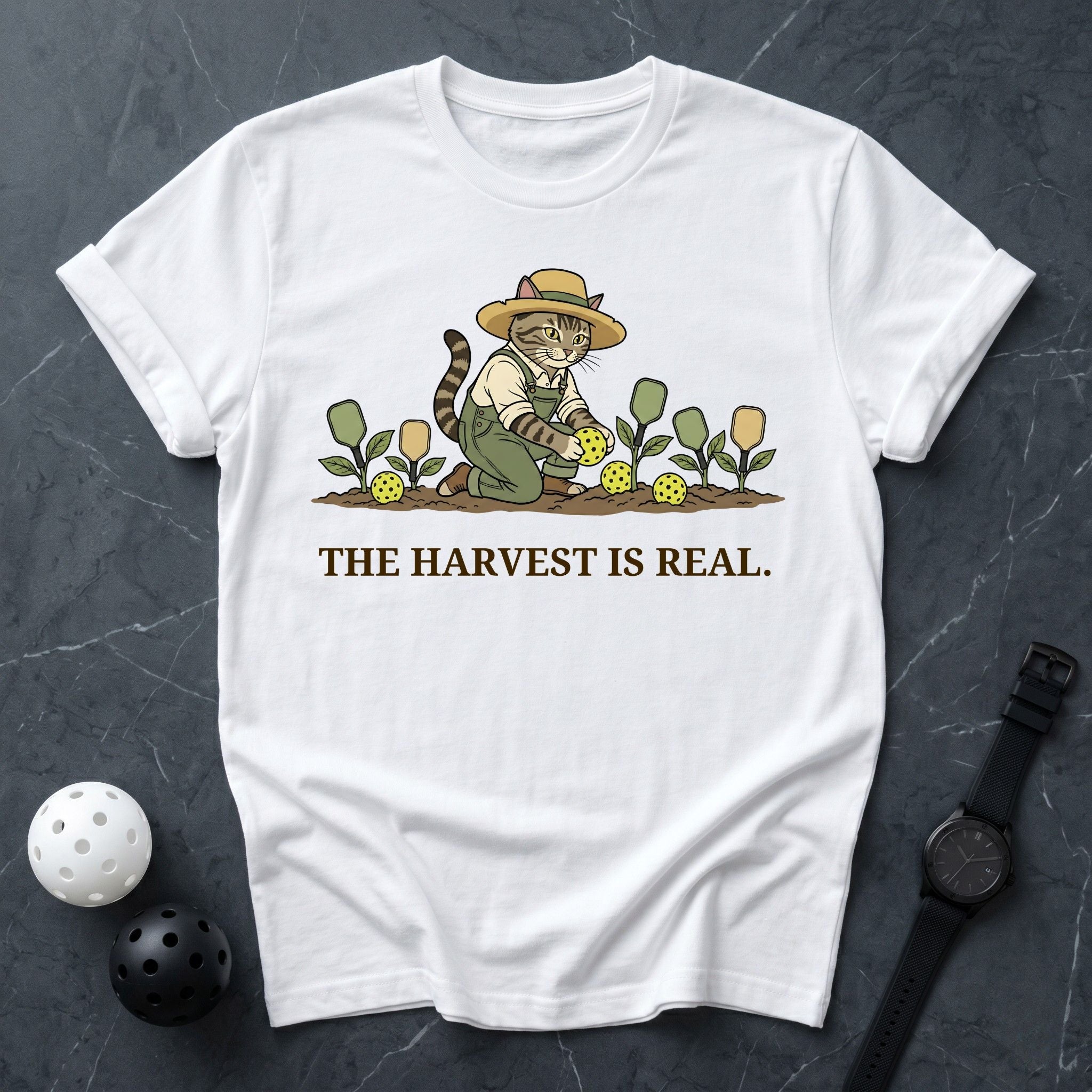 The Harvest Is Real Pickle Tee - Dink it Shop