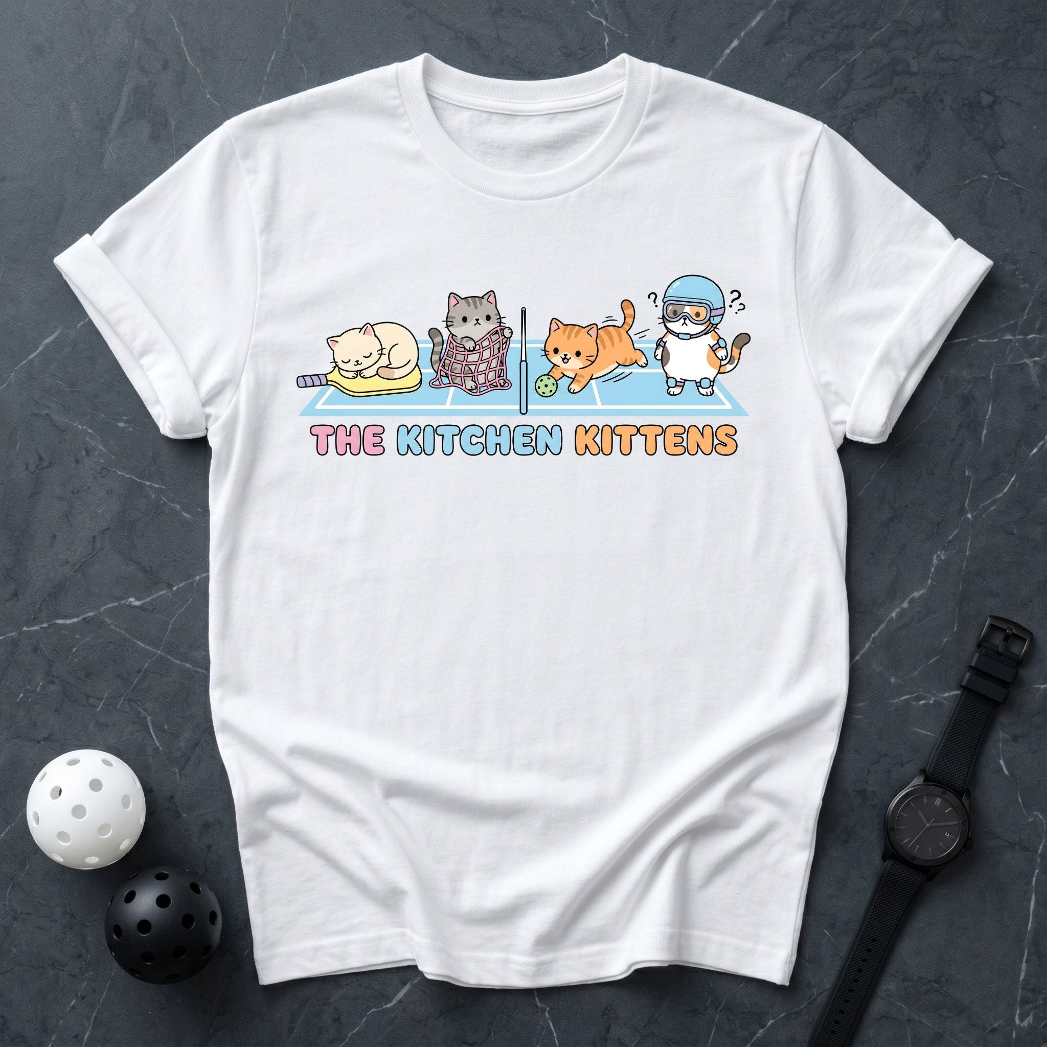 The Kitchen Kittens Retro Tee - Dink it Shop