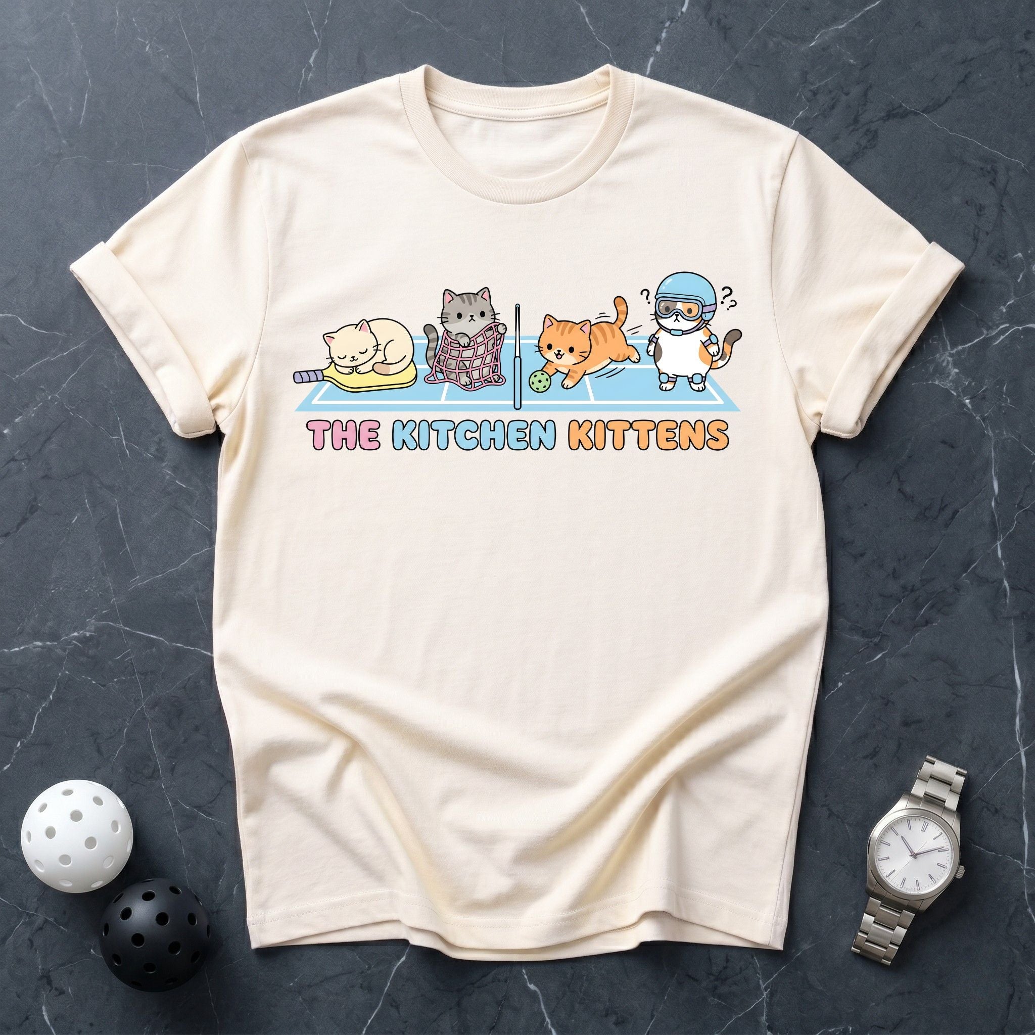 The Kitchen Kittens Retro Tee - Dink it Shop