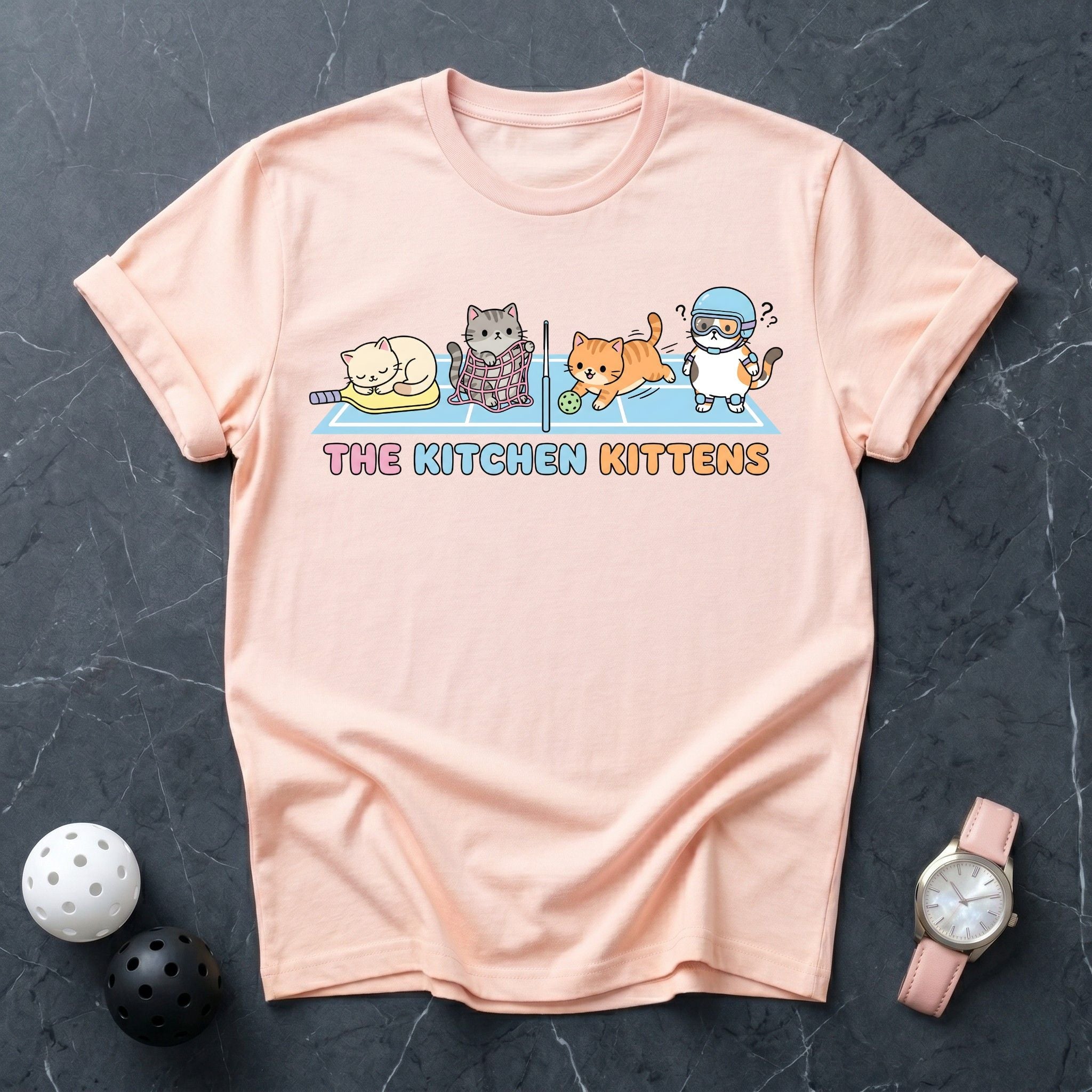 The Kitchen Kittens Retro Tee - Dink it Shop