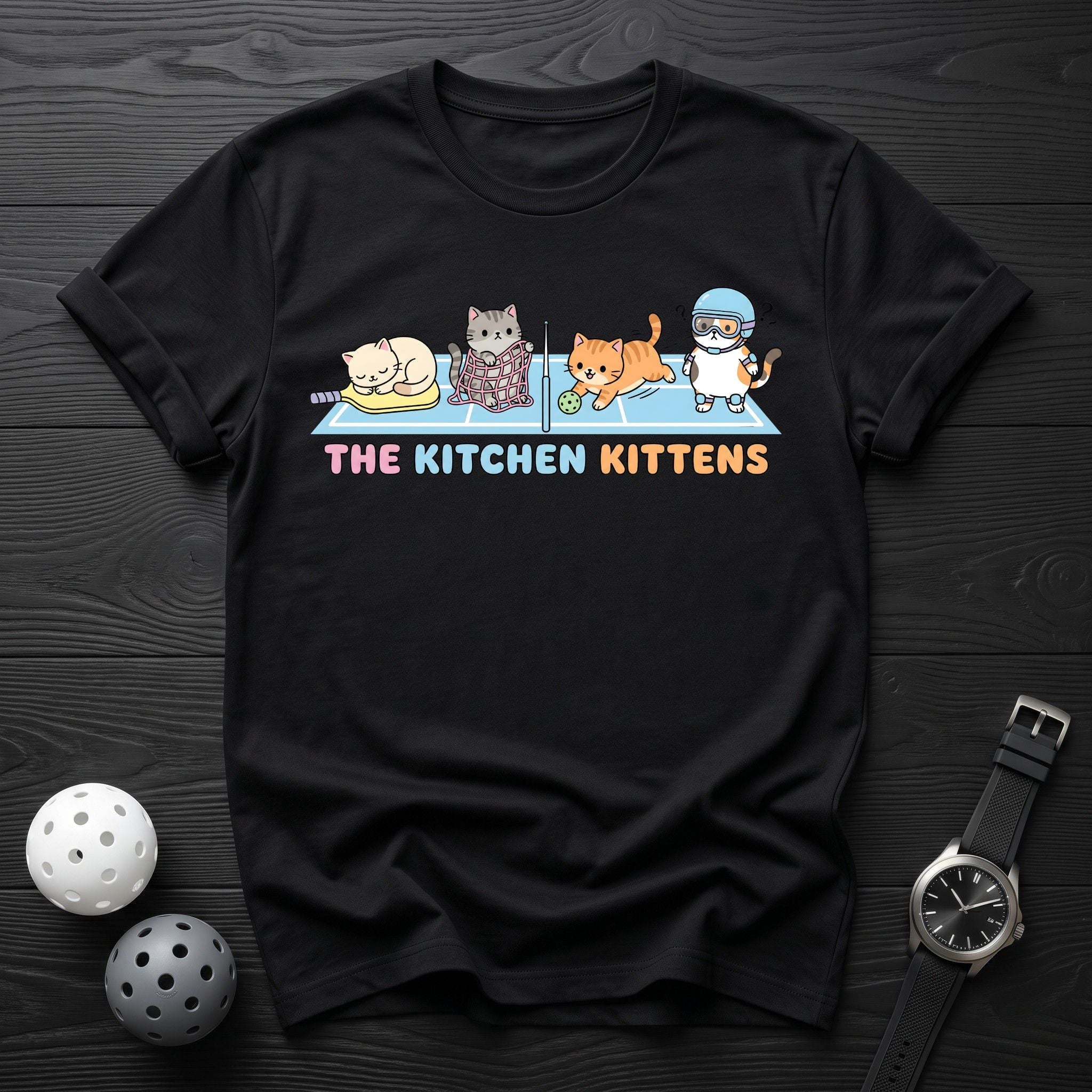 The Kitchen Kittens Retro Tee - Dink it Shop