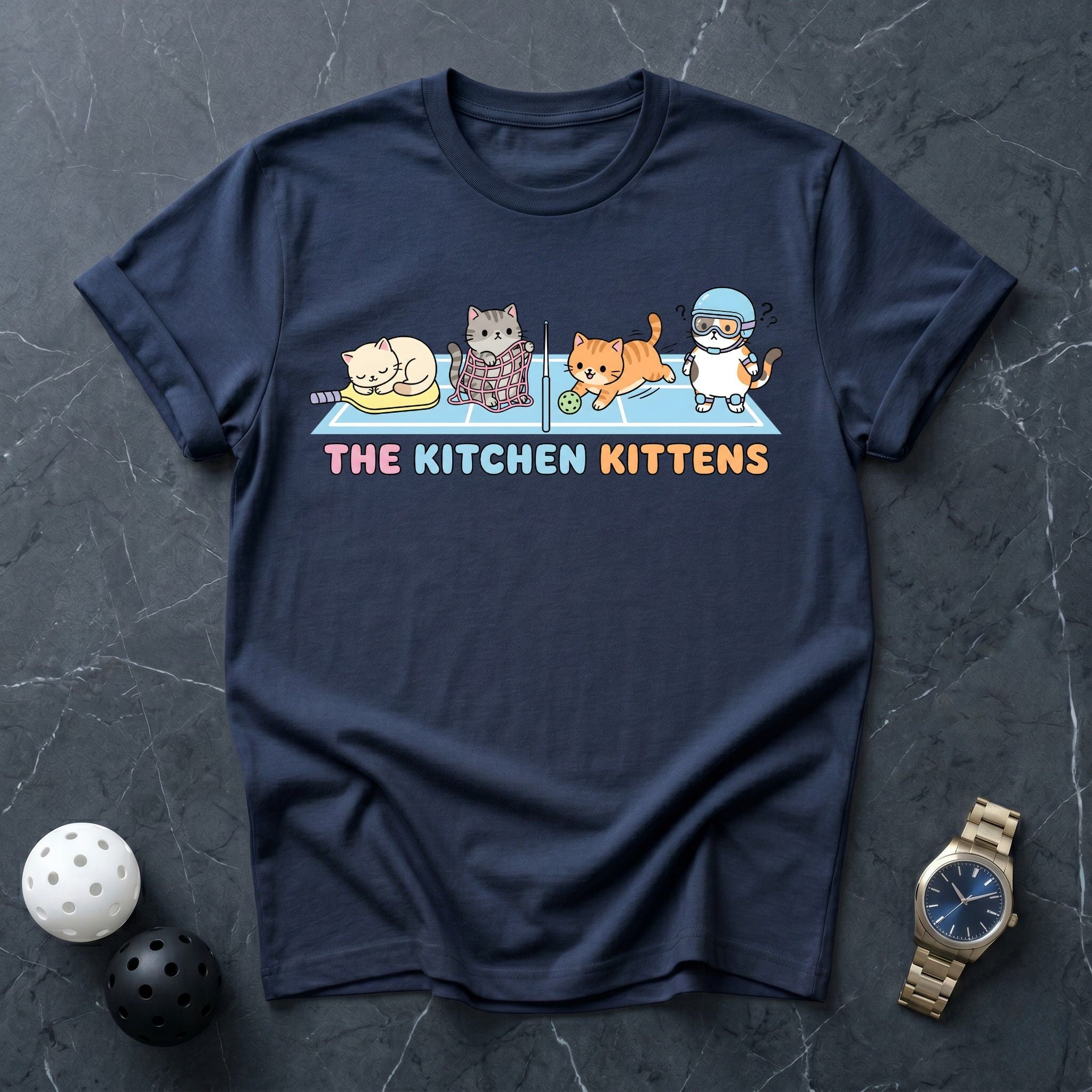 The Kitchen Kittens Retro Tee - Dink it Shop