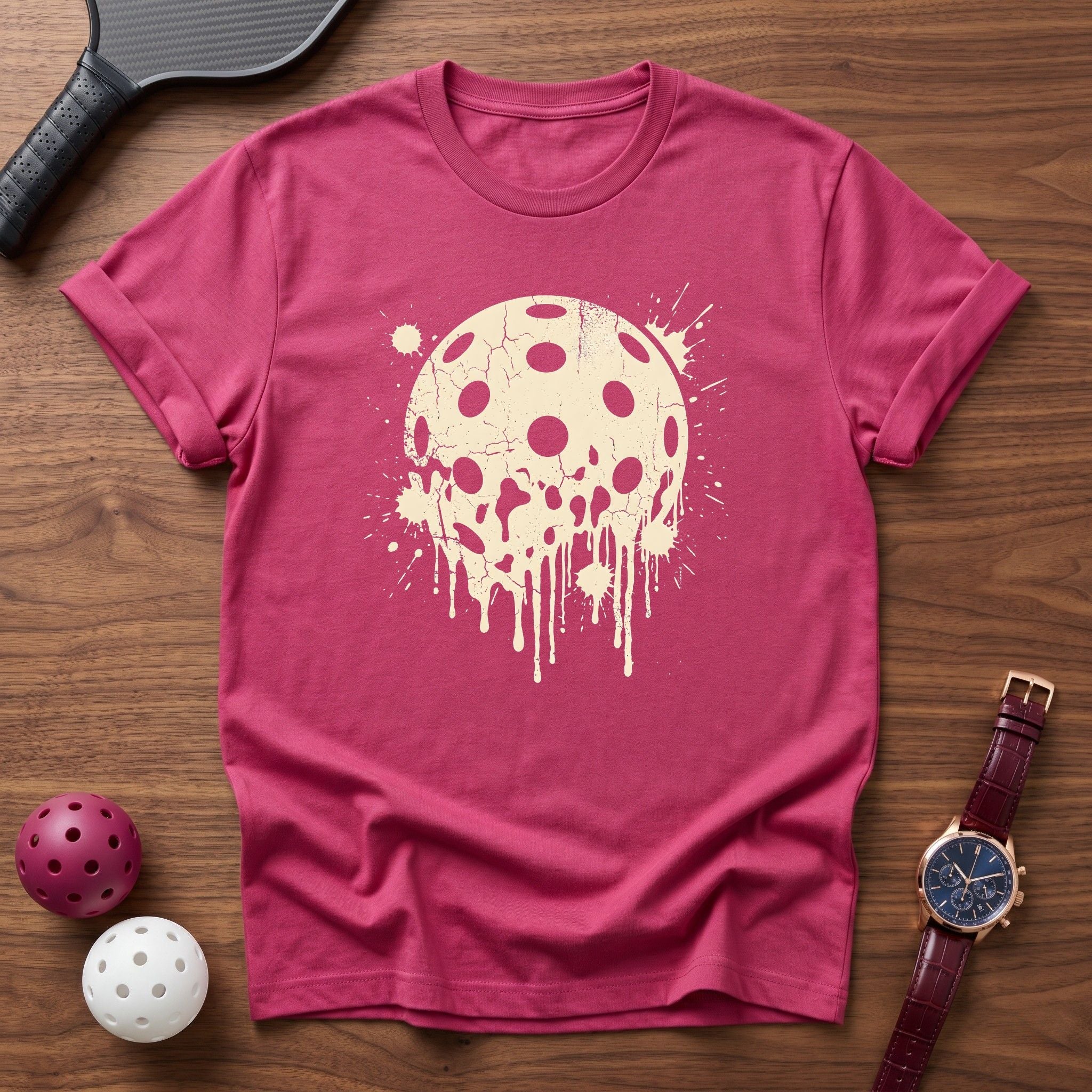 The Melting Pickleball Tee - Dink it Shop