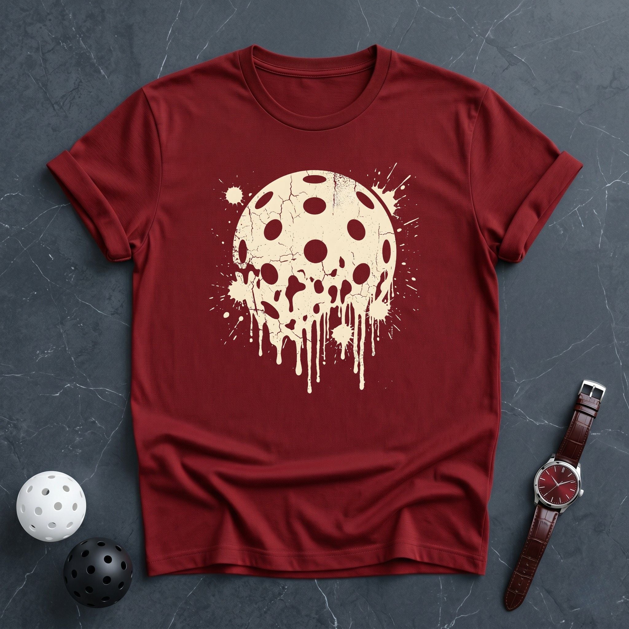 The Melting Pickleball Tee - Dink it Shop