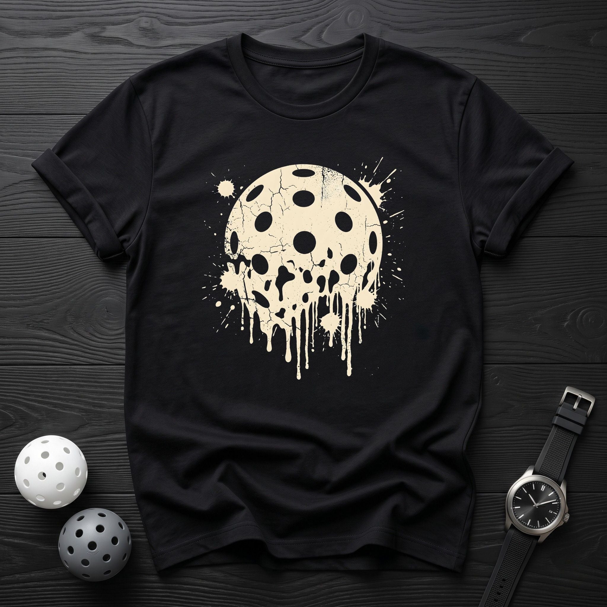 The Melting Pickleball Tee - Dink it Shop
