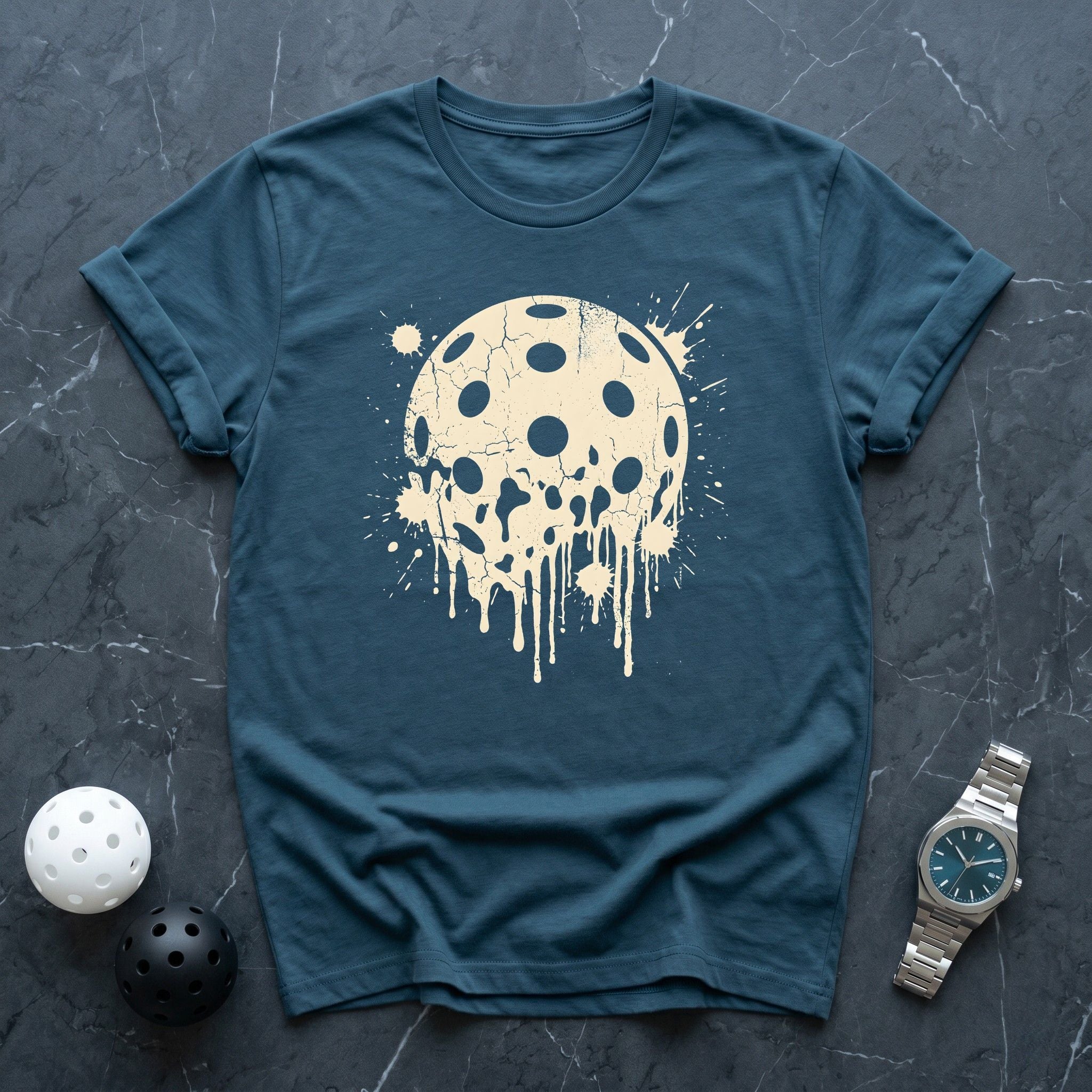 The Melting Pickleball Tee - Dink it Shop