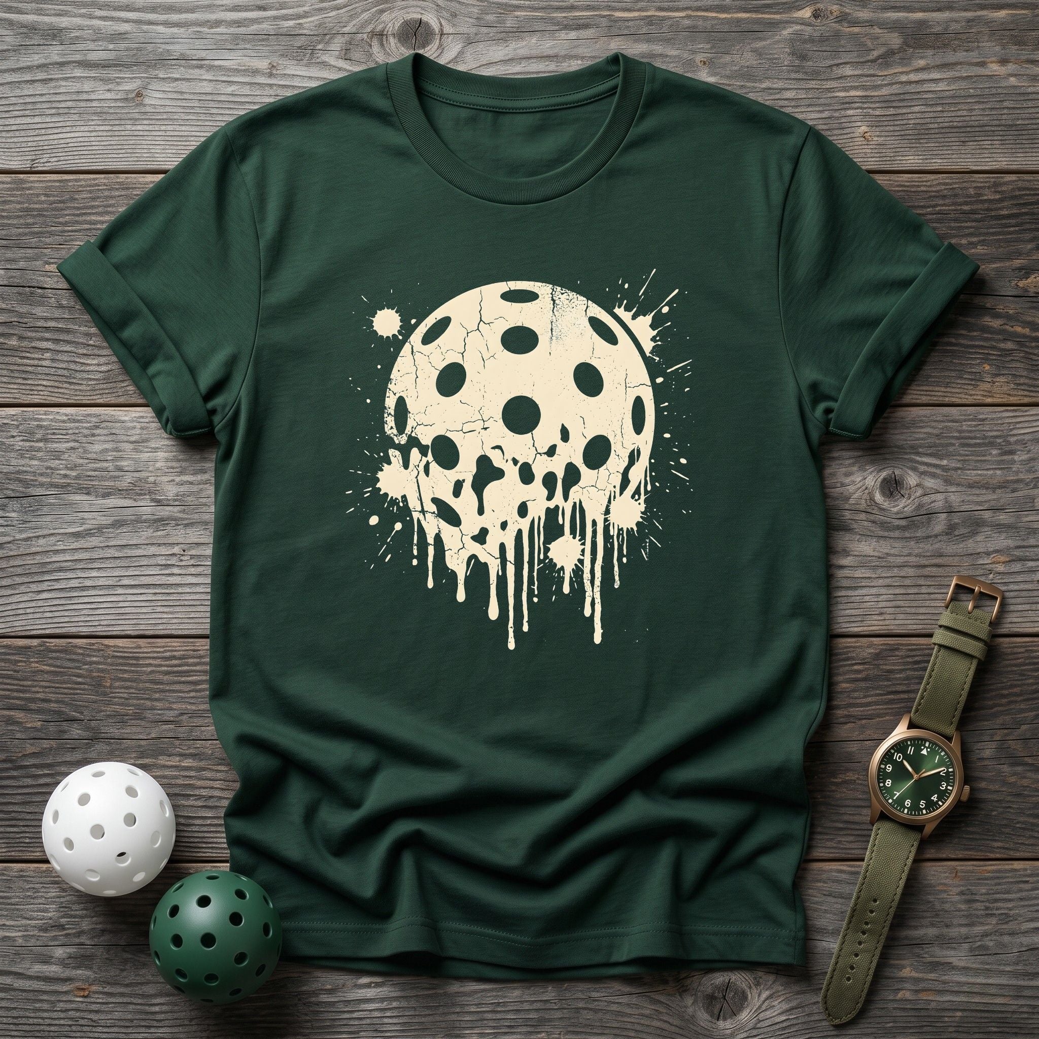 The Melting Pickleball Tee - Dink it Shop