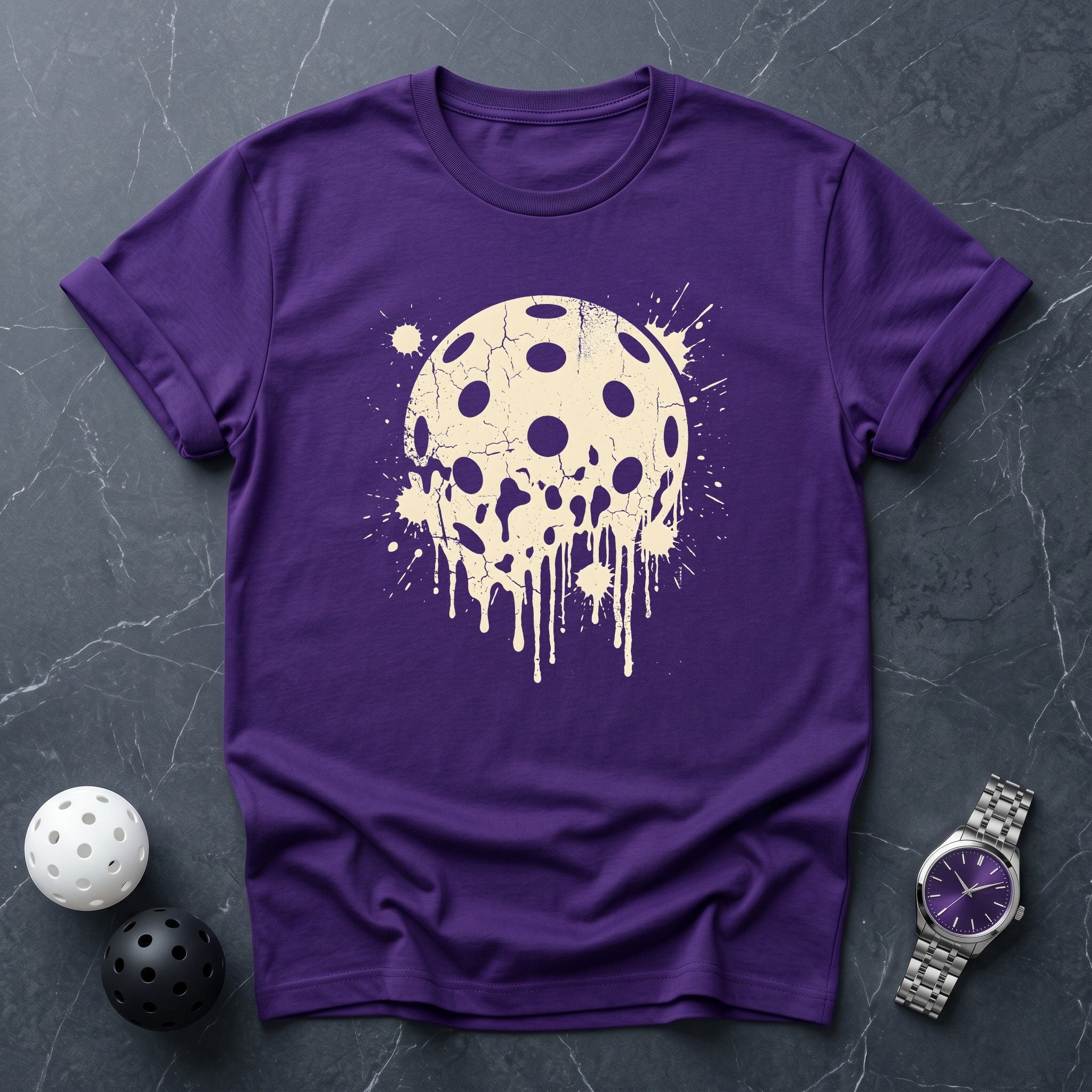 The Melting Pickleball Tee - Dink it Shop