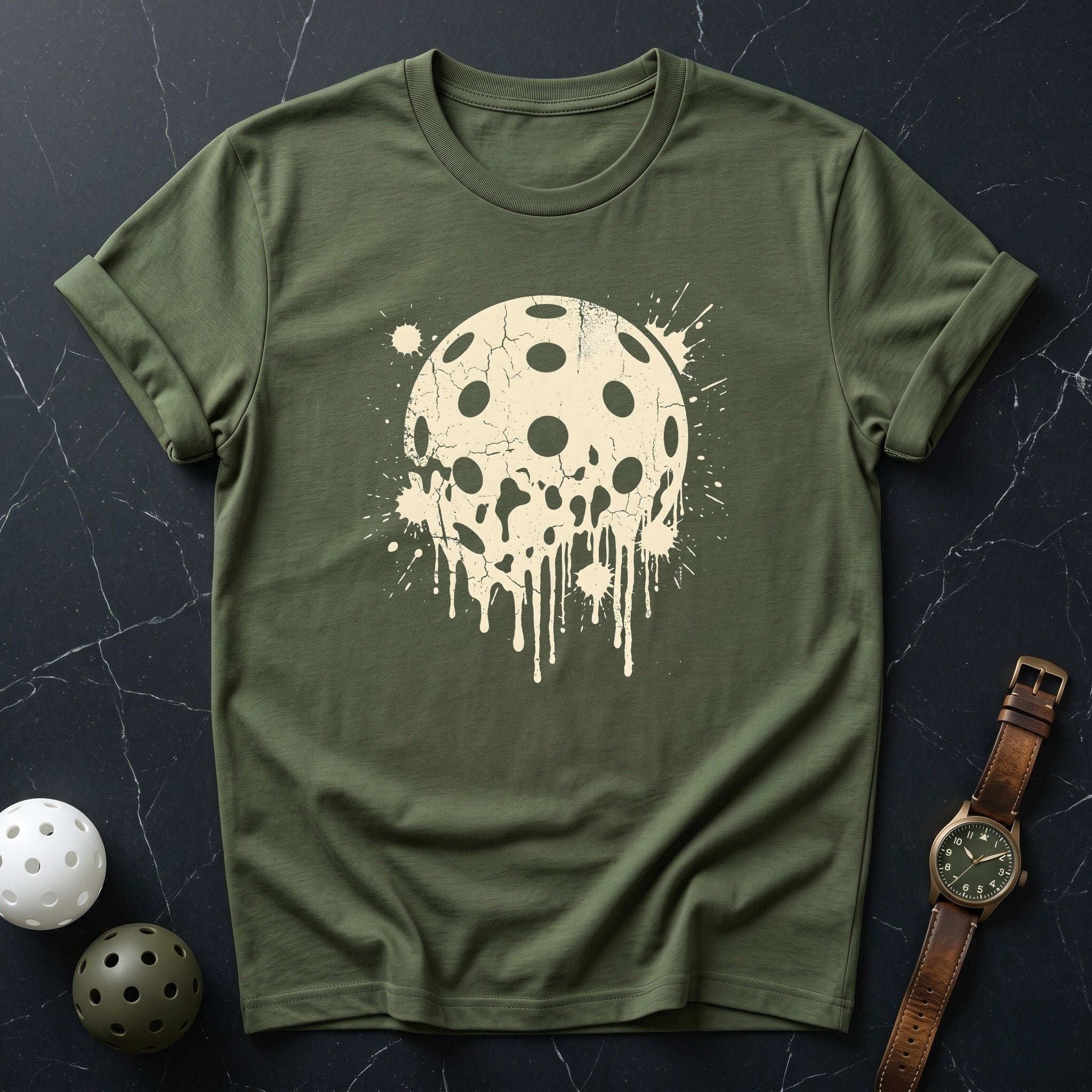 The Melting Pickleball Tee - Dink it Shop