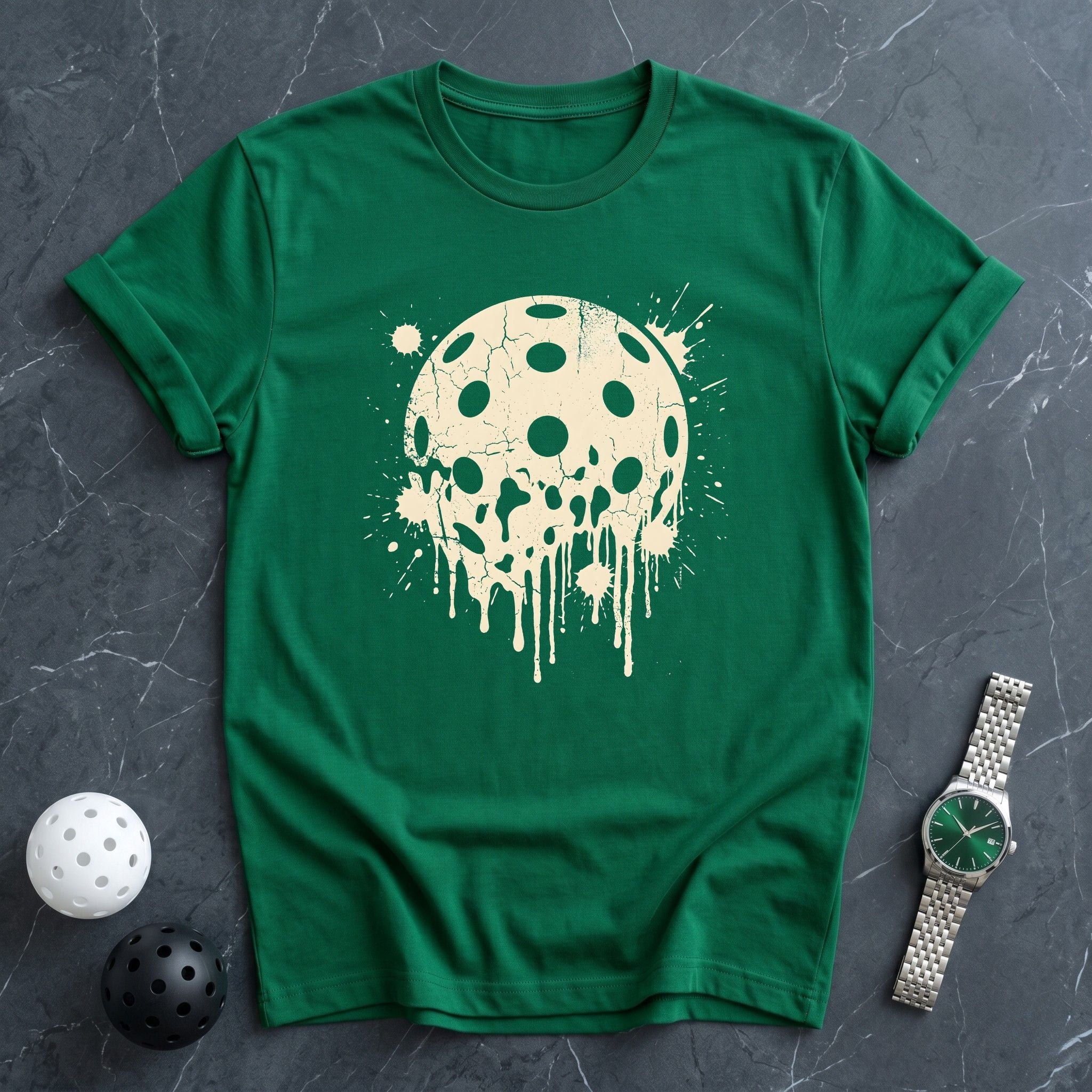 The Melting Pickleball Tee - Dink it Shop