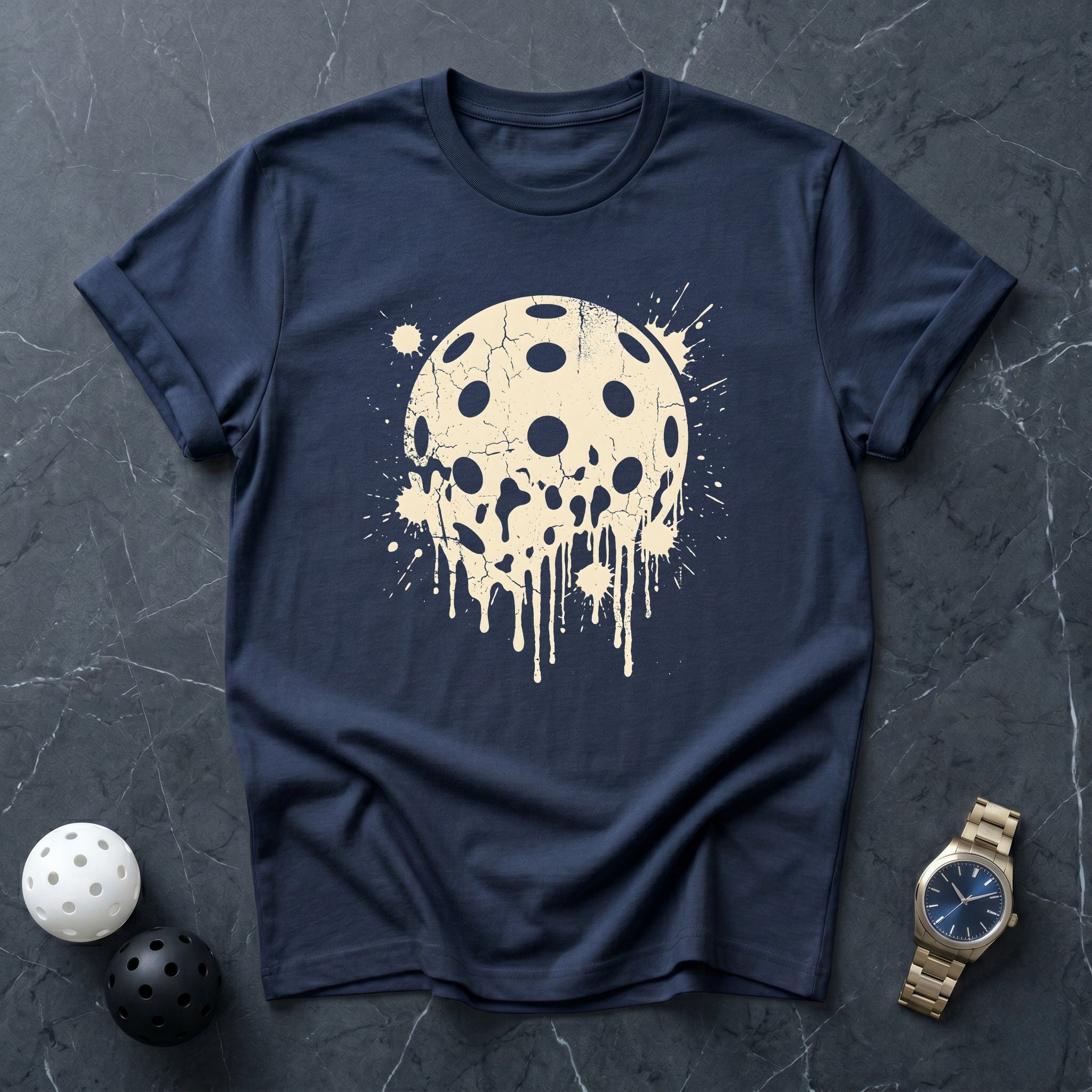 The Melting Pickleball Tee - Dink it Shop