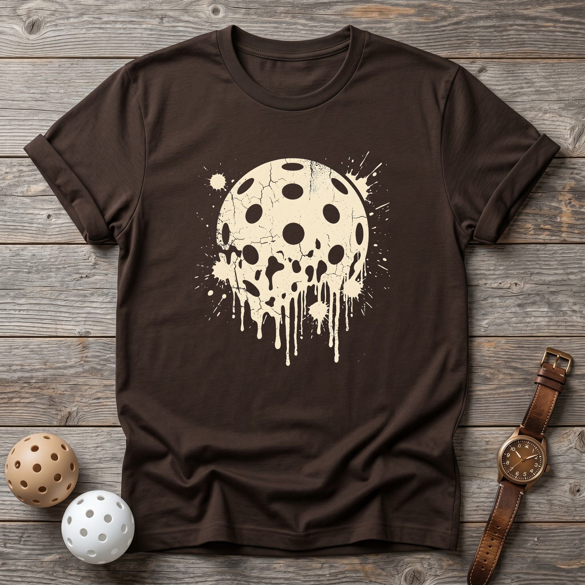 The Melting Pickleball Tee - Dink it Shop