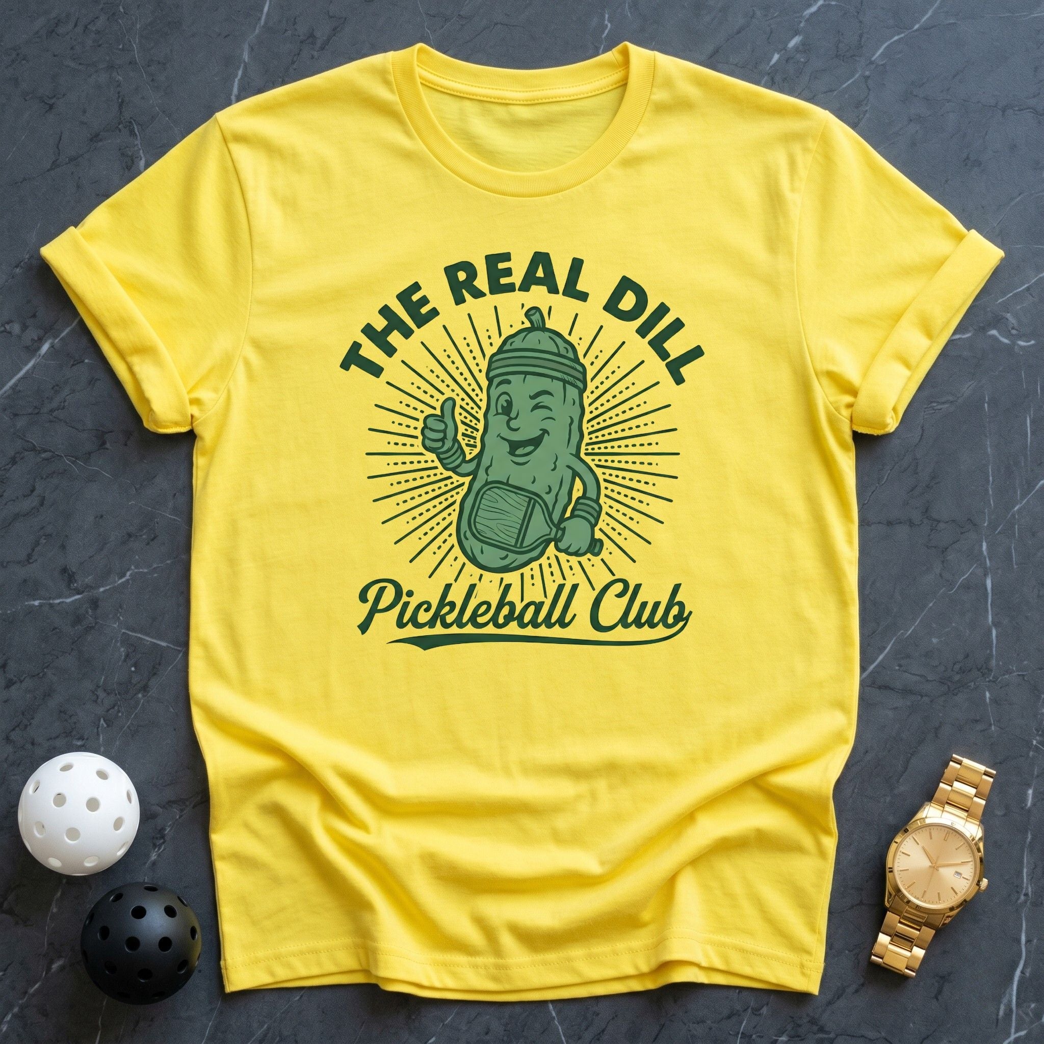 The Real Dill Pickleball Club Tee - Dink it Shop
